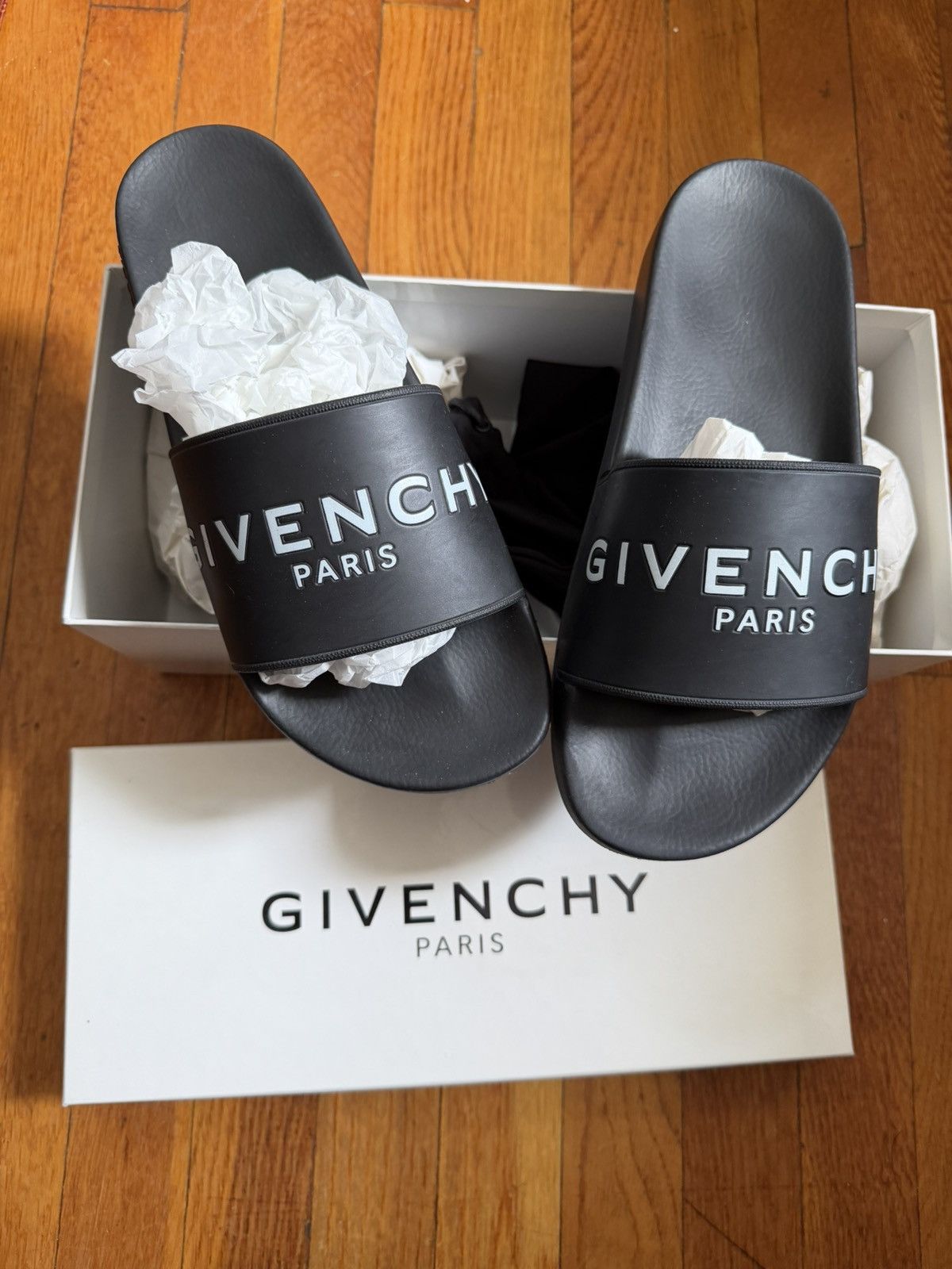 Givenchy givenchy slides black size 42EU men Size US 9 / EU 42 - 2 Thumbnail