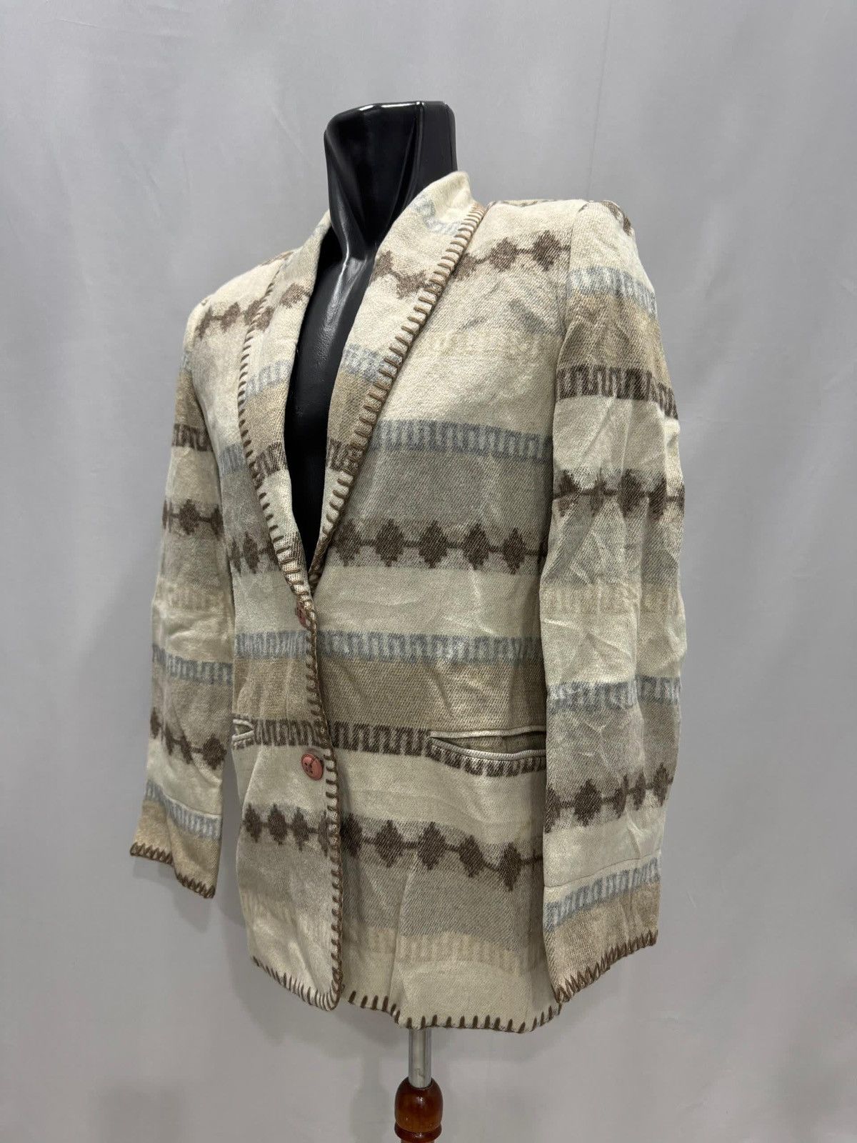 Aztech Mountain × Tribal Streetwear Vintage Dalmys Aztec Blazer Jacket Size US M / EU 48-50 / 2 - 5 Thumbnail