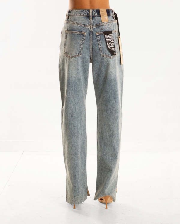 Ksubi Ksubi Women Playback Haven Spilt Denim Size 28" / US 6 / IT 42 - 2 Thumbnail