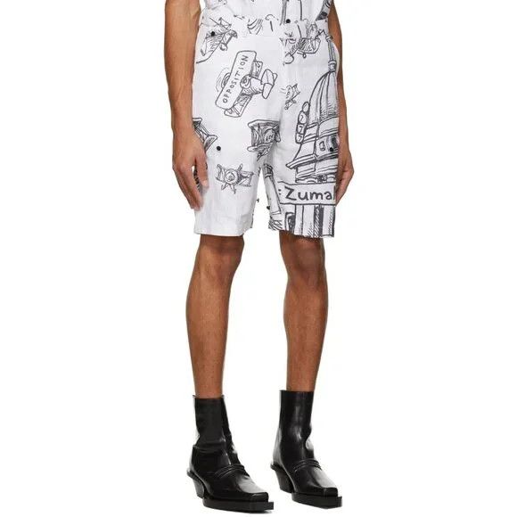 Thebe Magugu Thebe Magugu Chaps Trousers Size XL Mens Gray White Size US 36 / EU 52 - 15 Thumbnail