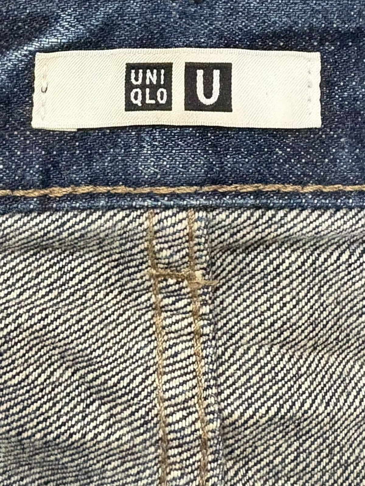 Lemaire × Uniqlo Vintage Uniqlo Lemaire Selvedge Blue Wash Loose Jeans Size US 31 - 11 Thumbnail