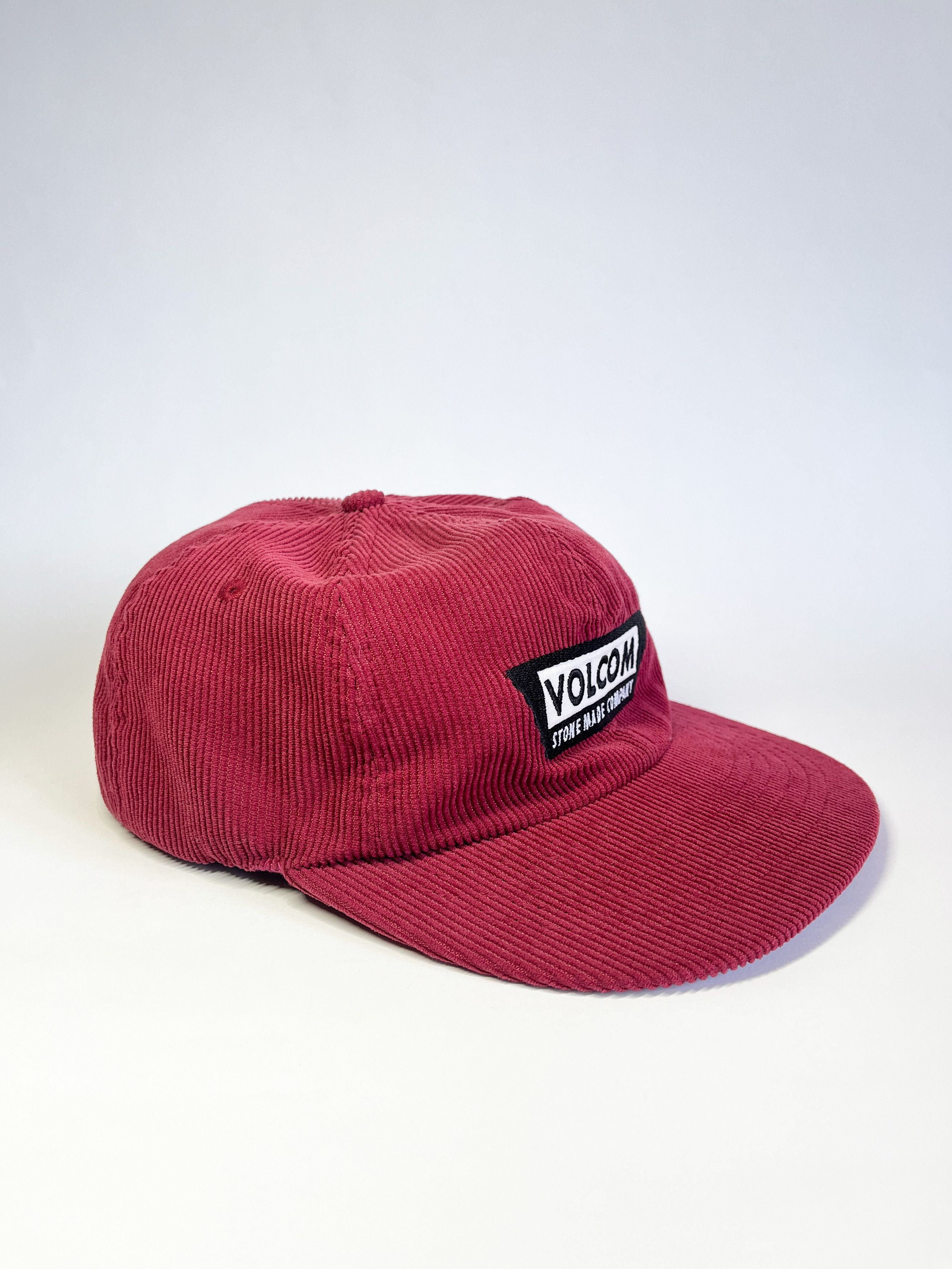 Volcom Vintage Volcom Corduroy 6 Panel Burgundy Cap Size ONE SIZE - 3 Thumbnail