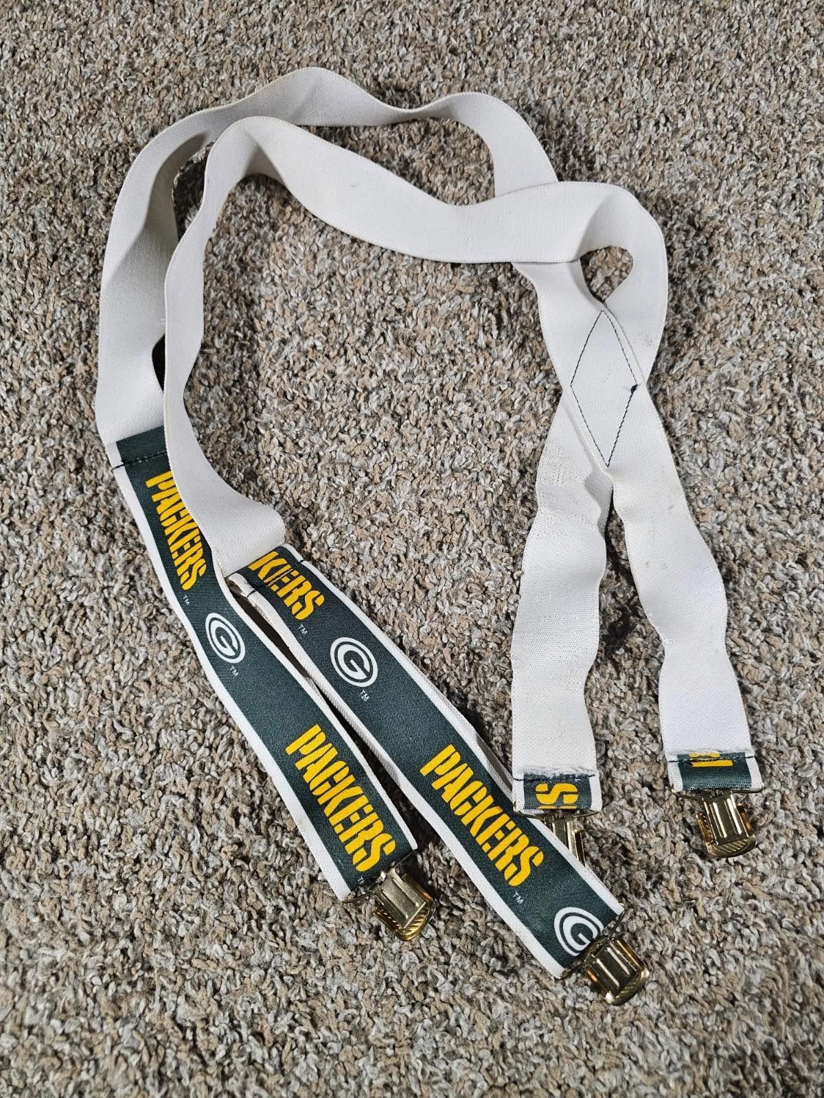 NFL Green Bay Packers Suspenders Size ONE SIZE - 5 Thumbnail