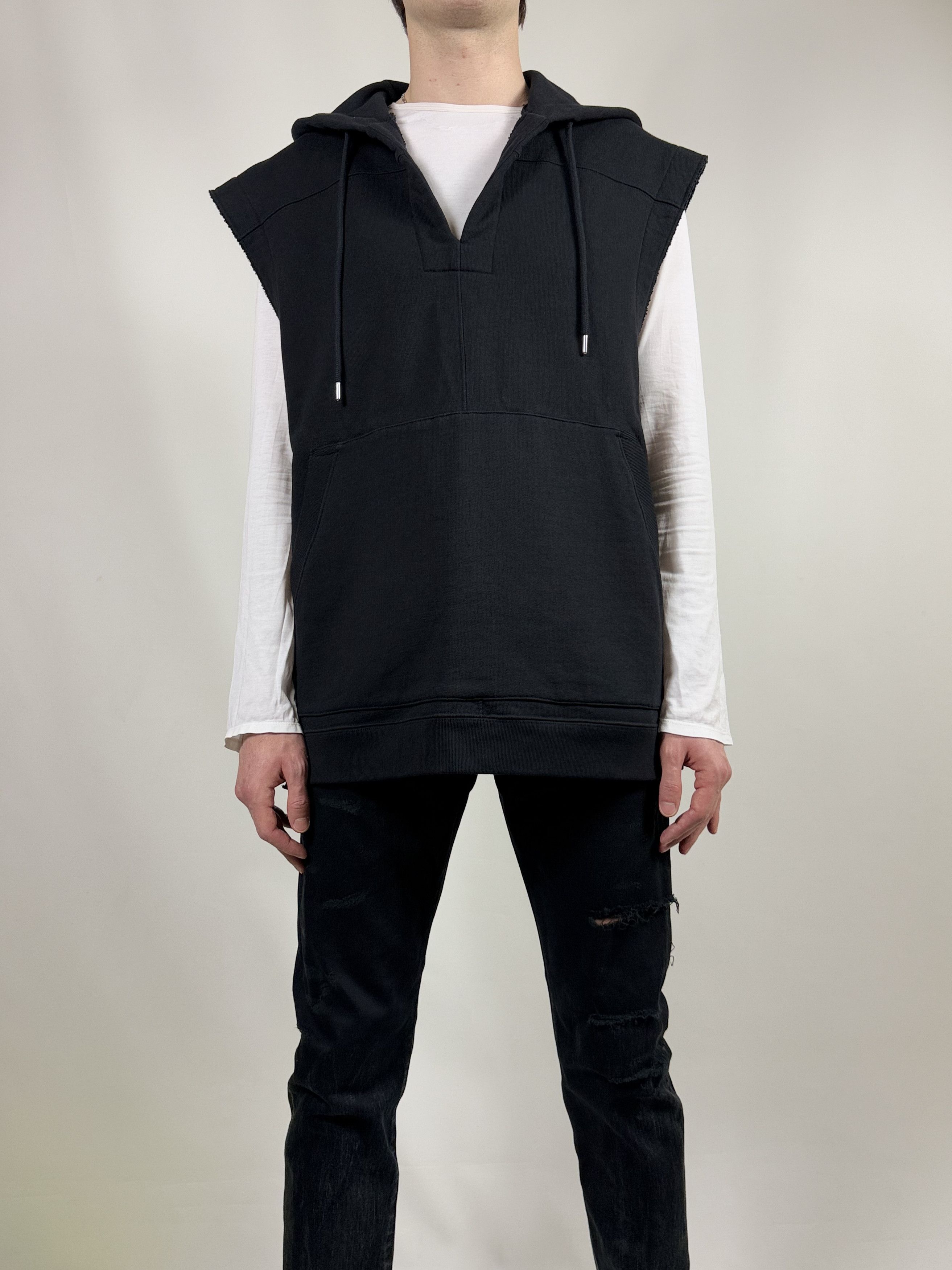 Dries Van Noten Oversized sleeveless hoodie Rick Owens Vetements Vuja De Size US M / EU 48-50 / 2 - 1 Thumbnail
