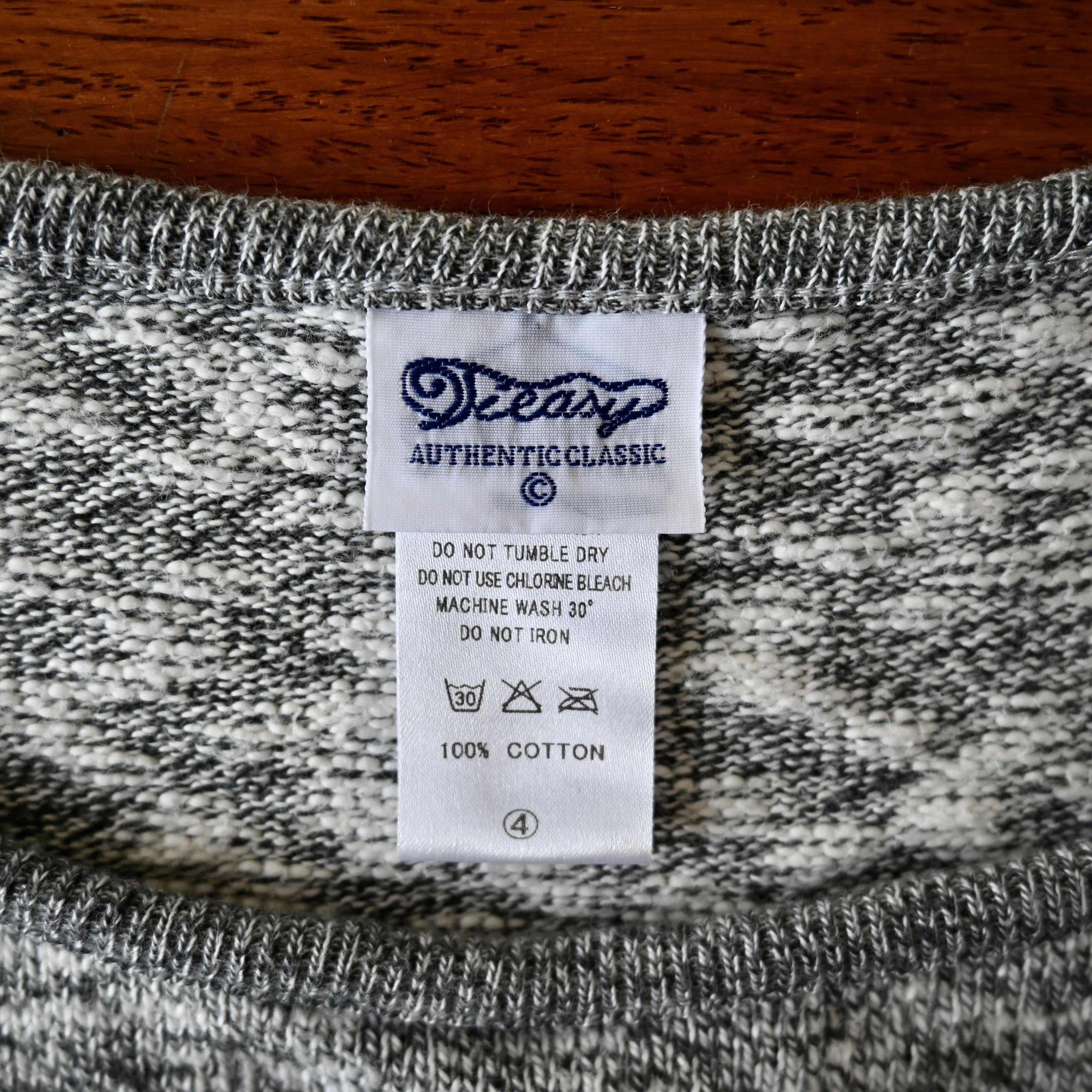 Japanese Brand Tieasy melange knit cotton boatneck shirt, made in Japan Size US M / EU 48-50 / 2 - 13 Thumbnail