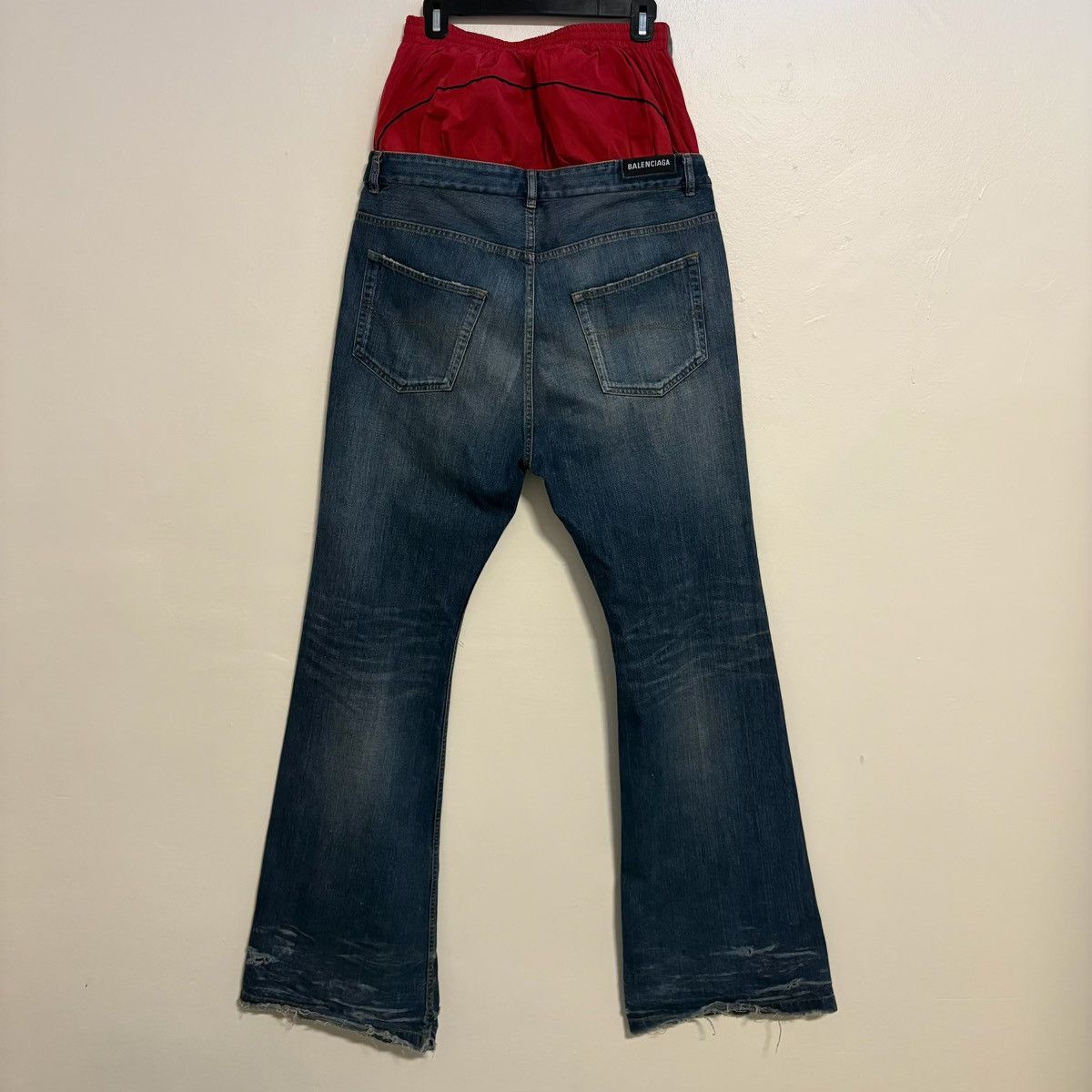 Balenciaga Balenciaga Flared Layered Jeans Size US 34 / EU 50 - 3 Thumbnail