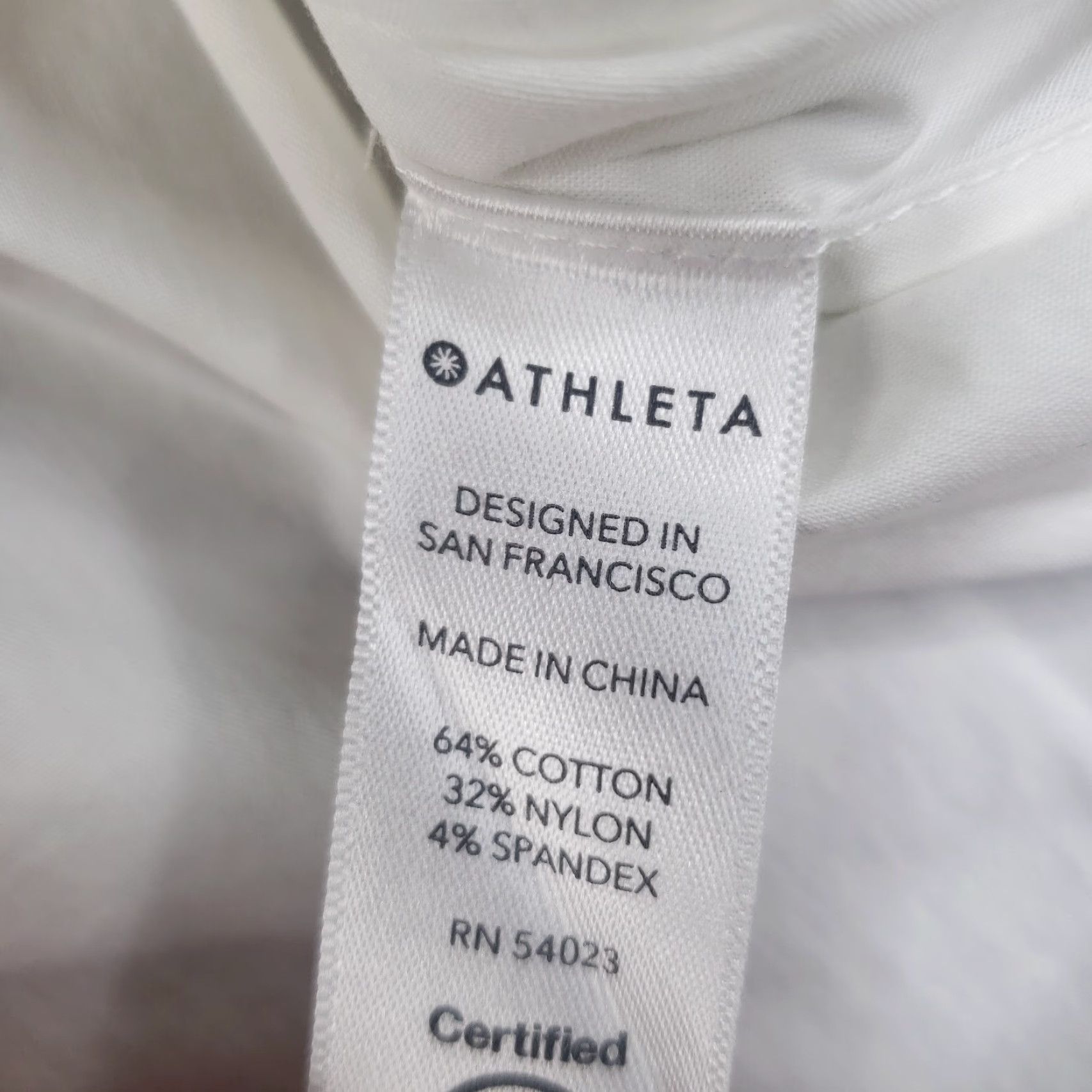 Athleta Athleta Shirt Women XS White Sleeveless 1/2 Zip Collared Lightweight Stretch Polo Casual Size XS / US 0-2 / IT 36-38 - 6 Thumbnail