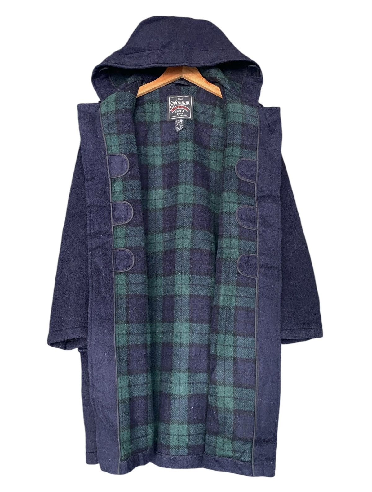 Vintage Vintage THE GLOVERALL Duffle Coat England Size US L / EU 52-54 / 3 - 14 Thumbnail