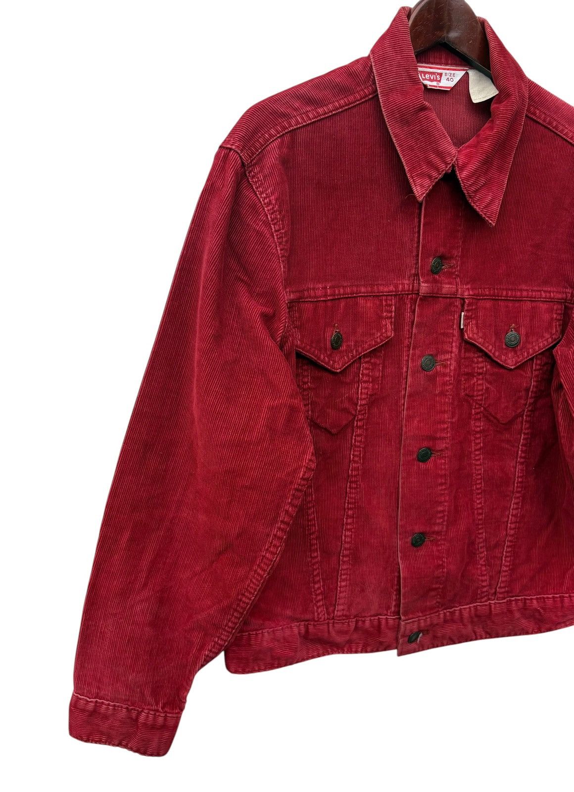 Levi's Vintage Levis Corduroy Trucker Jacket Size US S / EU 44-46 / 1 - 6 Thumbnail