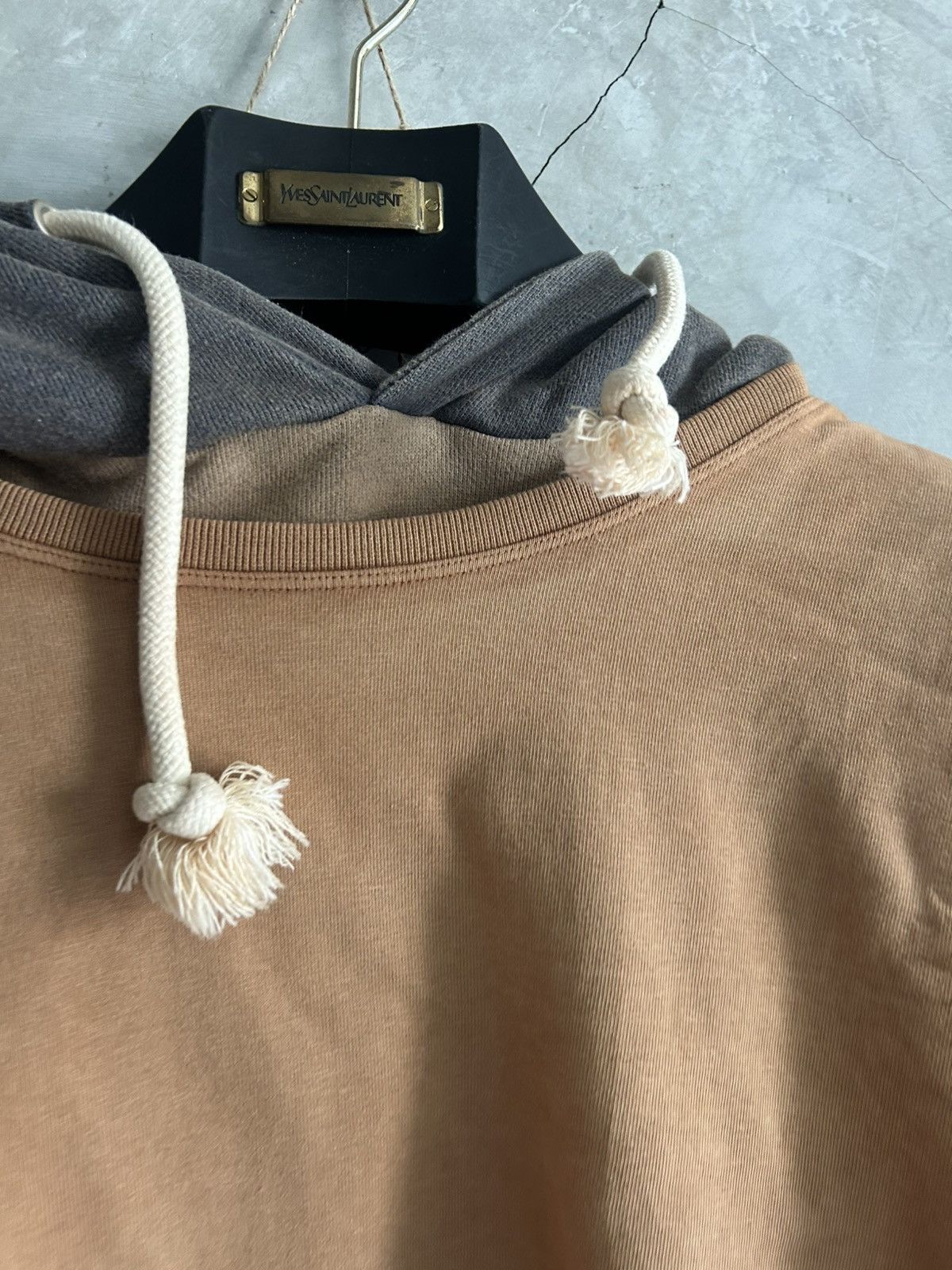 Maison Margiela Layered hoodie brown Size US L / EU 52-54 / 3 - 3 Thumbnail