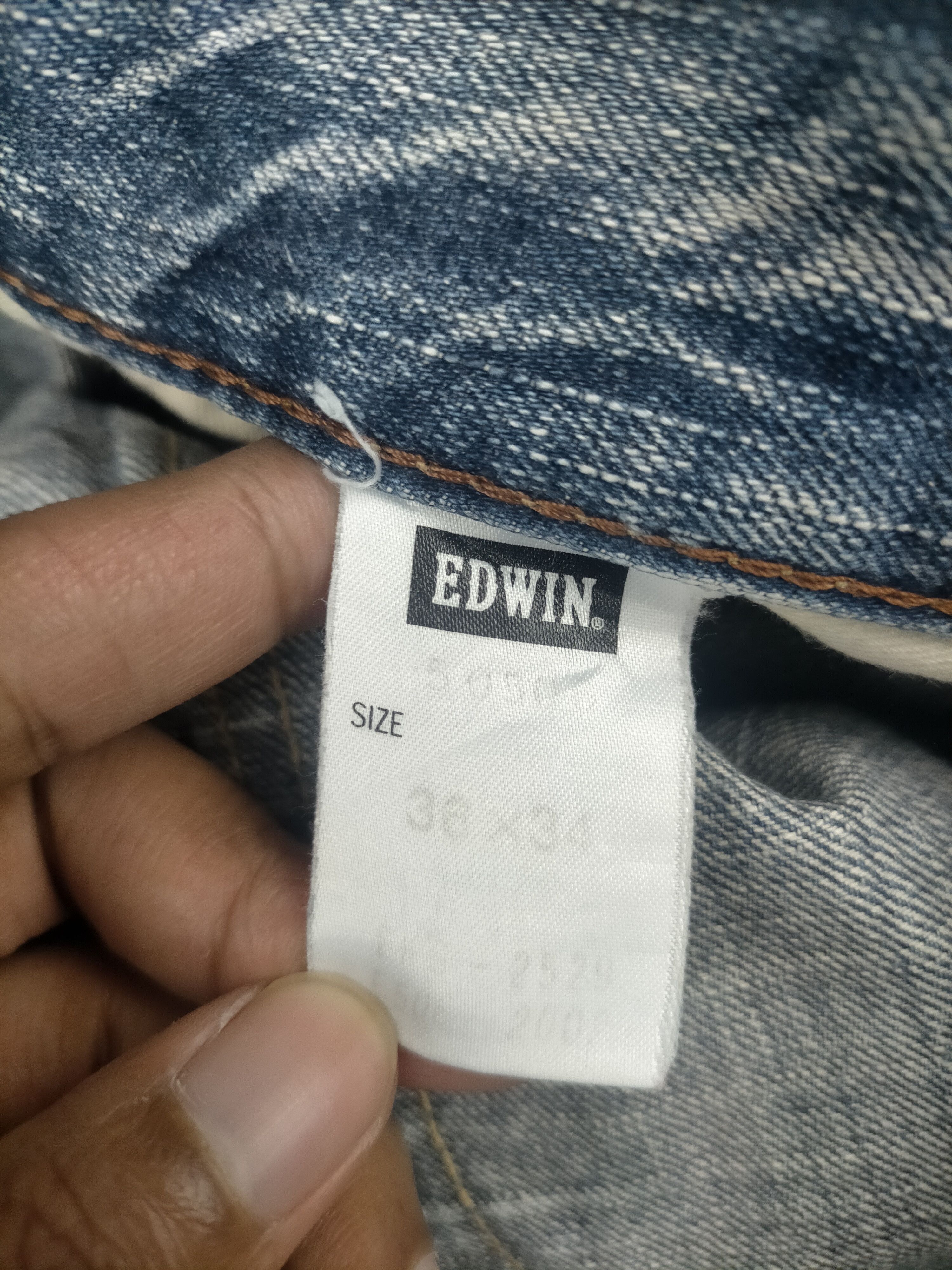Edwin 🔥90s Edwin 505z Selvedge Mudwash Baggy Jeans Size US 36 / EU 52 - 9 Thumbnail