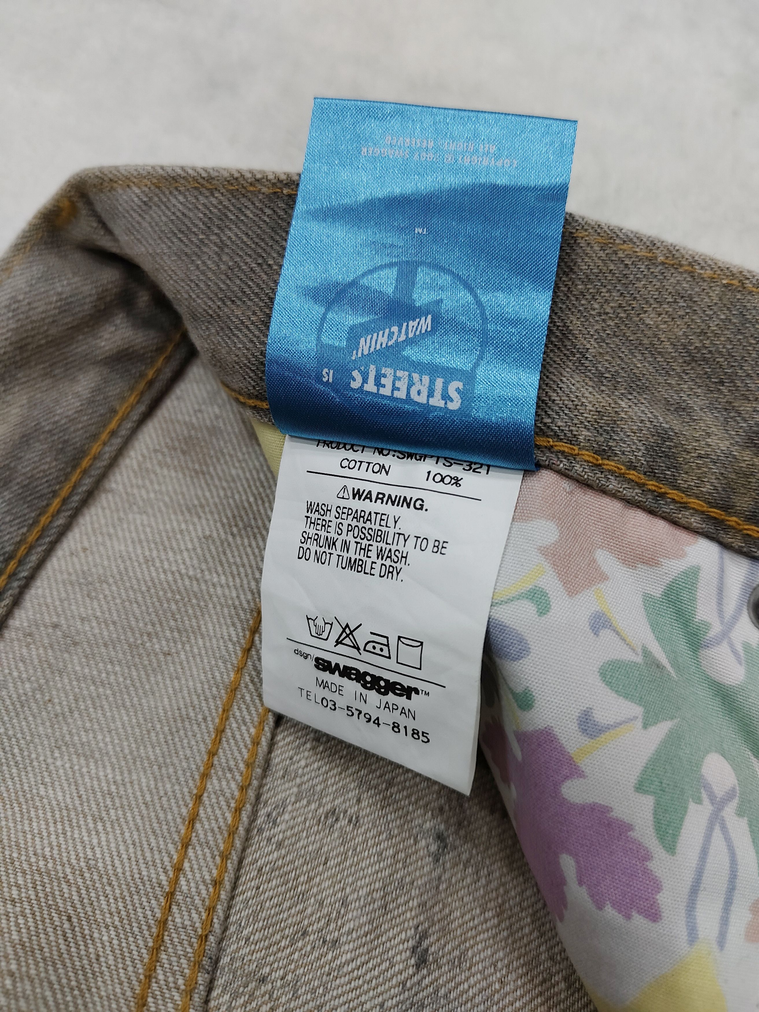 PHENOMENON 90s Swagger- Street Archive Dollar Pacth Mud Wash Jeans Size US 32 / EU 48 - 8 Thumbnail