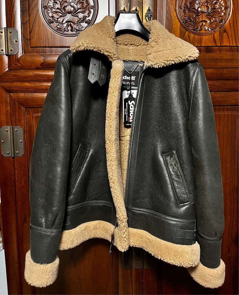 Schott Schott Leather one-piece flight jacket Size US L / EU 52-54 / 3 - 2 Thumbnail