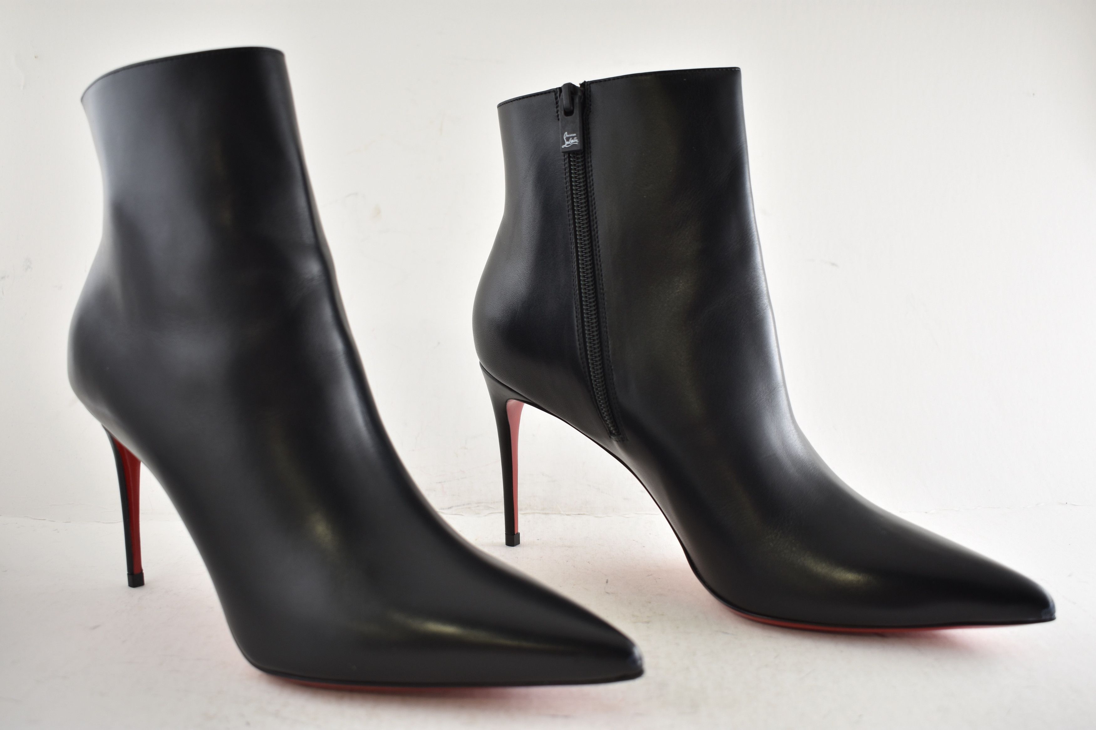 Christian Louboutin So Kate Booty 85 Black Calf Leather Ankle Heel Bootie 41.5 Size US 11.5 / IT 41.5 - 4 Thumbnail