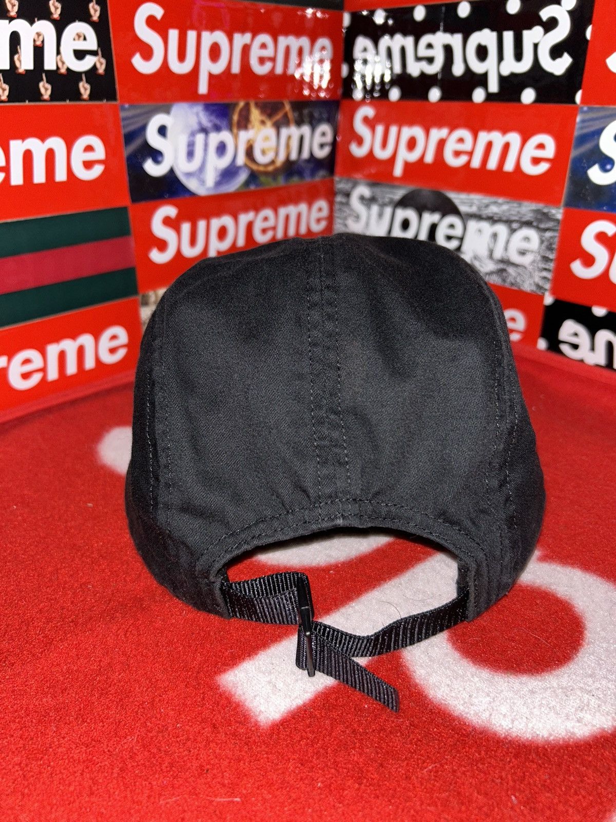 Supreme Supreme Military Camp Cap Black SS18 Size ONE SIZE - 4 Thumbnail