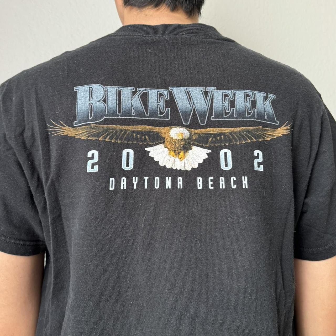 Vintage Vintage 2002 Daytona Sturgis Bike Week Graphics Black Shirt Size US M / EU 48-50 / 2 - 4 Thumbnail