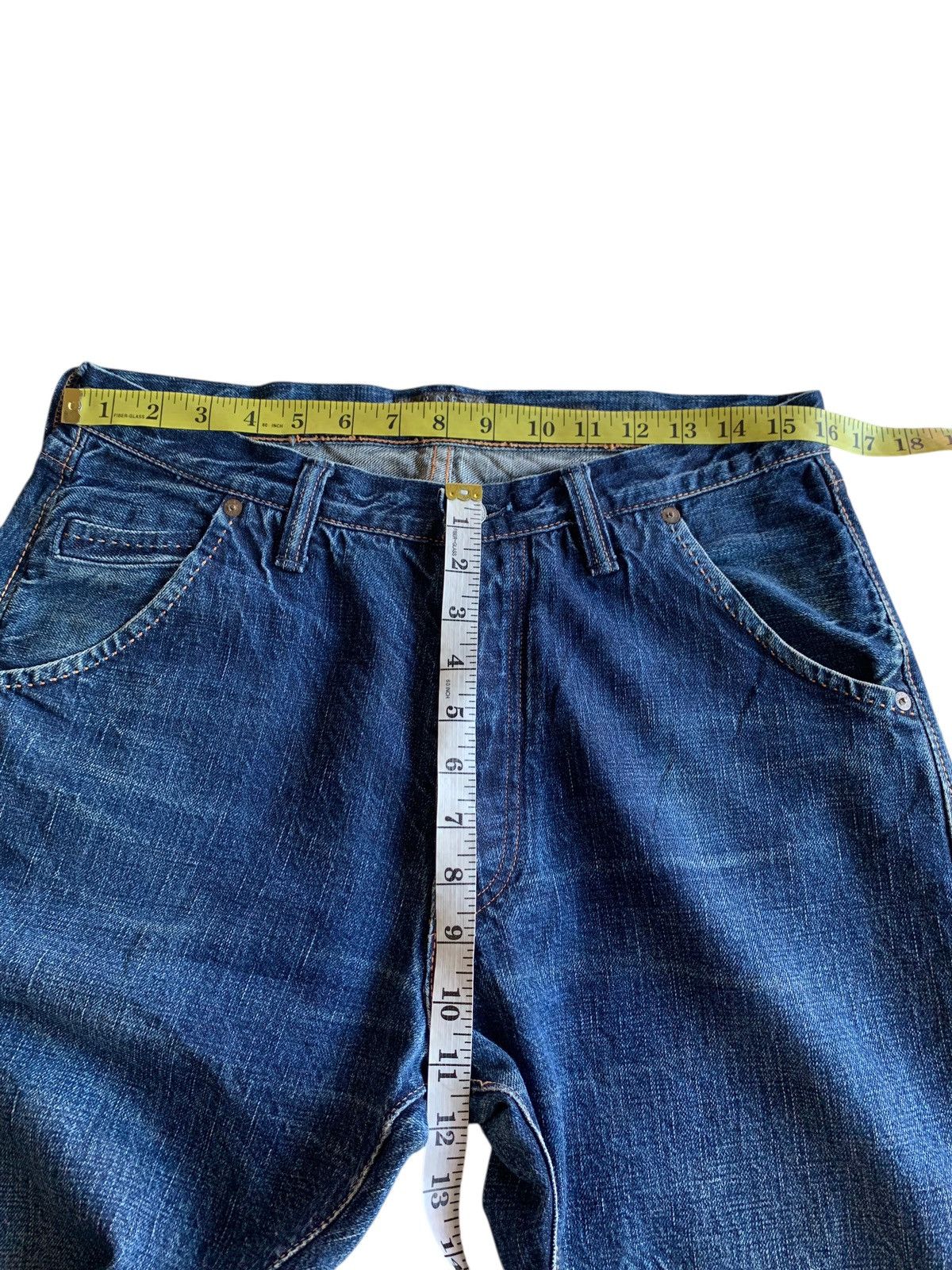 Kapital FULL COUNT X BARNEYS NEWYORK SELVEDGE BUTTON FLY DENIM Size US 32 / EU 48 - 18 Thumbnail