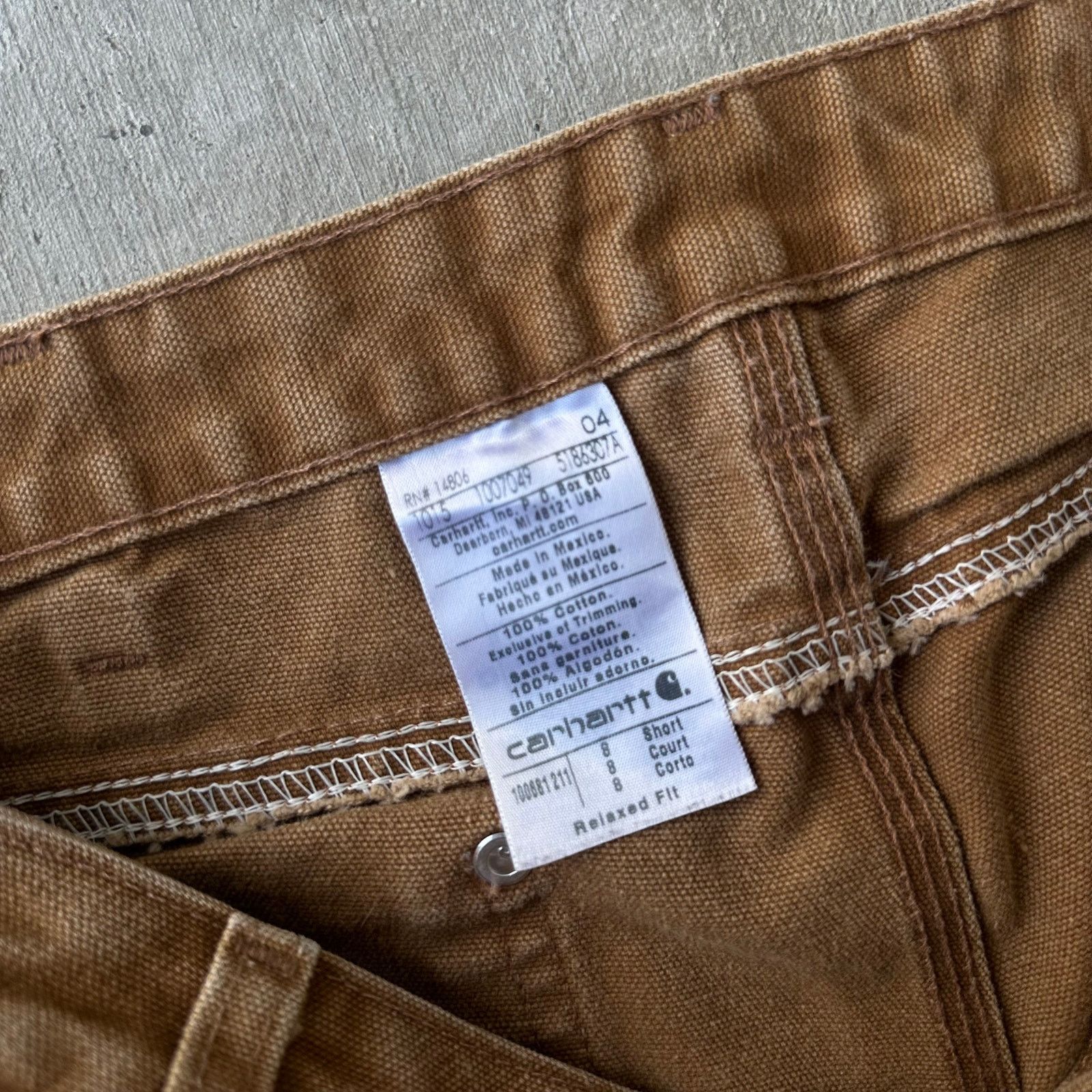 Carhartt Vintage Y2K Carhartt WOMENS brown double knee work pants Size US 32 / EU 48 - 4 Thumbnail