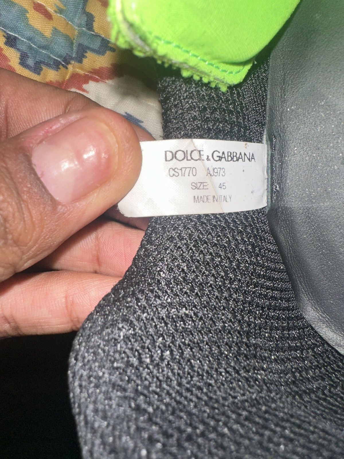 Dolce & Gabbana Dolce & Gabanna Sneaker Size US 12 / EU 45 - 5 Thumbnail