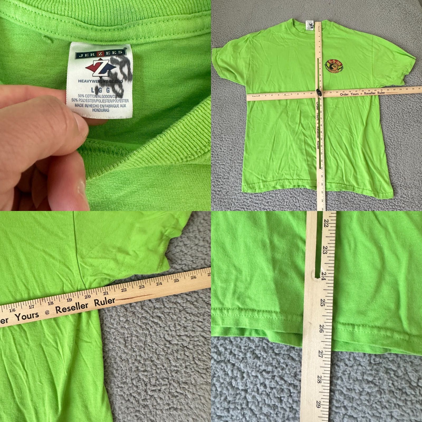 Vintage Vintage Jose Cuervo Shirt XL Green Mens T-Shirt 90s Cotton Deluxe Mock Neck Short Sleeve Size US XL / EU 56 / 4 - 9 Thumbnail