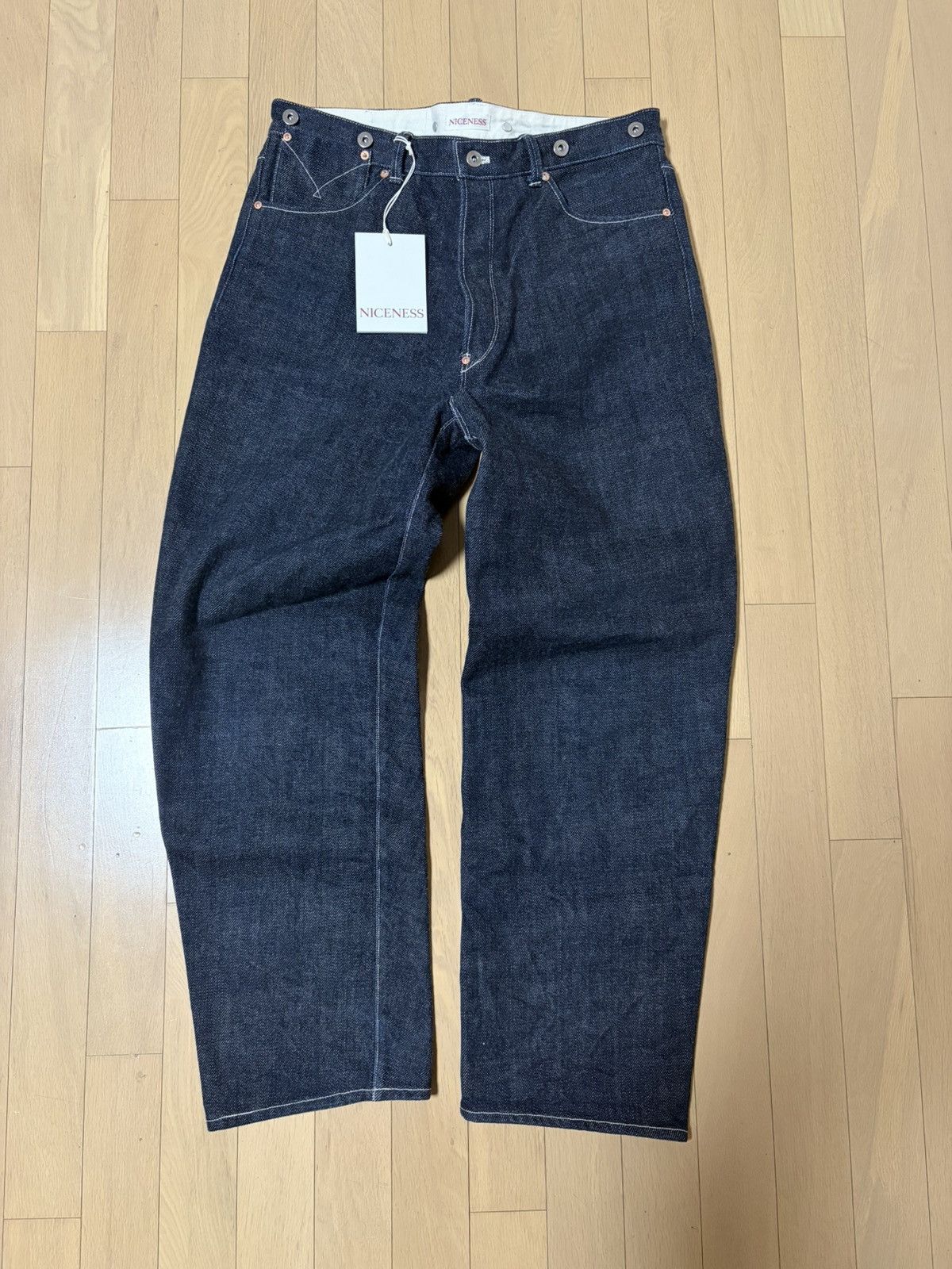 Niceness [L] niceness 25SS P.ASHTON raw denim Size US 34 / EU 50 - 5 Thumbnail