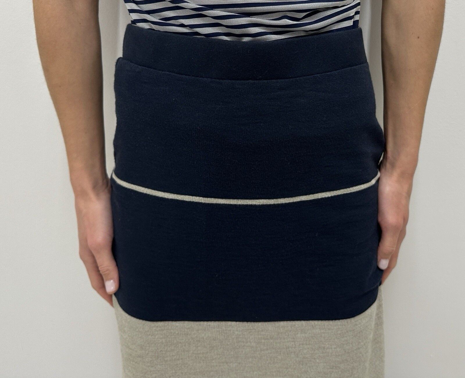 Acne Studios ACNE Nico F Striped Paw11 Long Skirt Maxi Cotton Blend Size 27" / US 4 / IT 40 - 4 Thumbnail
