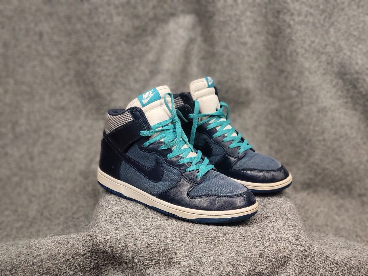 Nike Nike Dunk High Jd Sports combined fabric Vintage Sneakers Size US 11 / EU 44 - 15 Thumbnail