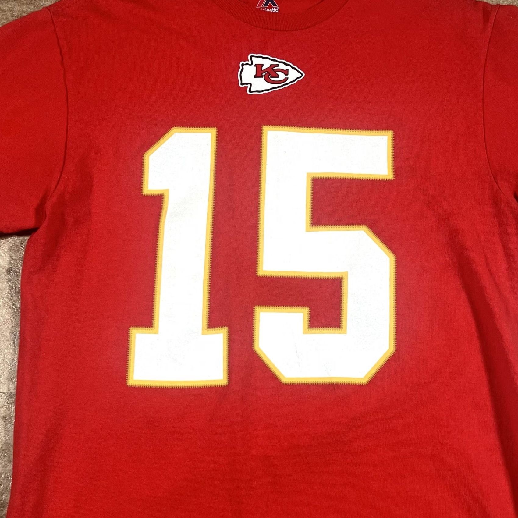 Vintage Majestic Patrick Mahomes T-Shirt City Red 2XL Mens Shirt Size US XXL / EU 58 / 5 - 3 Thumbnail