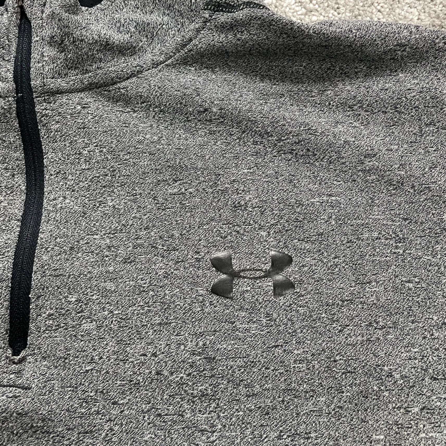 Under Armour Under Armour Threadborne Active Jacket Mens 2XL Gray 1/4 Zip Lightweight Outdoor Size US XXL / EU 58 / 5 - 6 Thumbnail