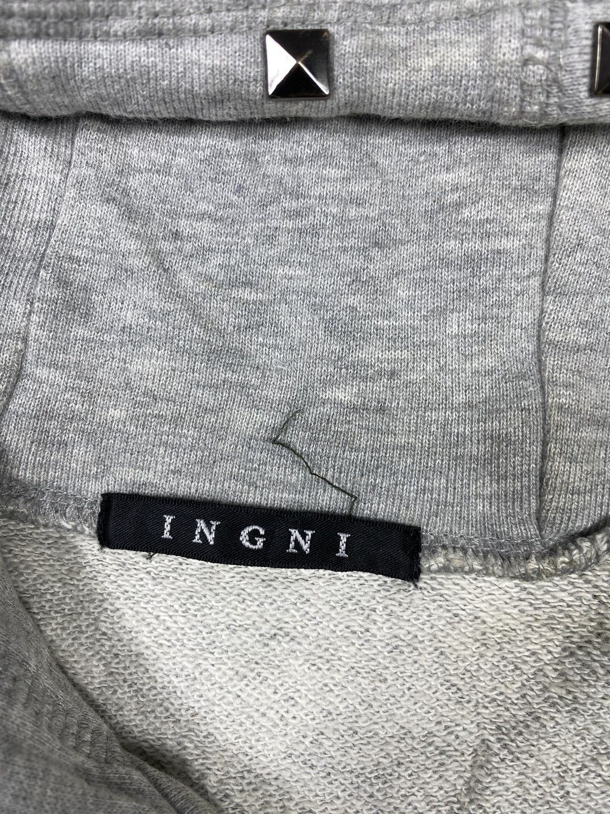 Japanese Brand Studded Ingni zip hoodie ifsixlgb style avant garde Size US M / EU 48-50 / 2 - 6 Thumbnail