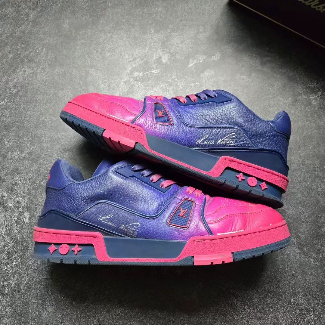Louis Vuitton Louis Vuitton Training Purple Lowtop Sneakers 41 Men Size US 8.5 / EU 41-42 - 1 Thumbnail
