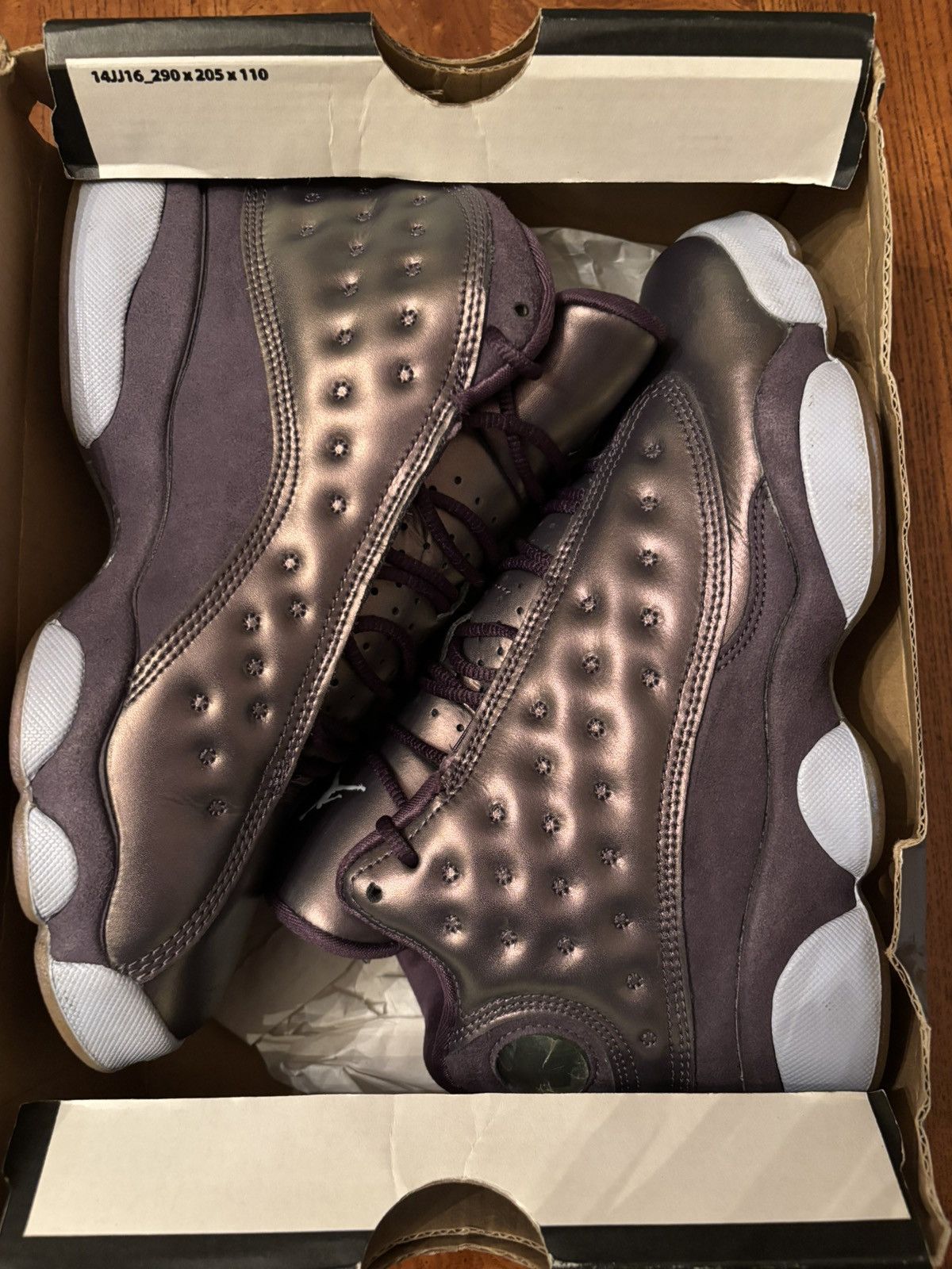 Jordan Brand Air Jordan 13 Retro Premium HC GS 'Dark Raisin' Size US 7 / IT 37 - 9 Thumbnail