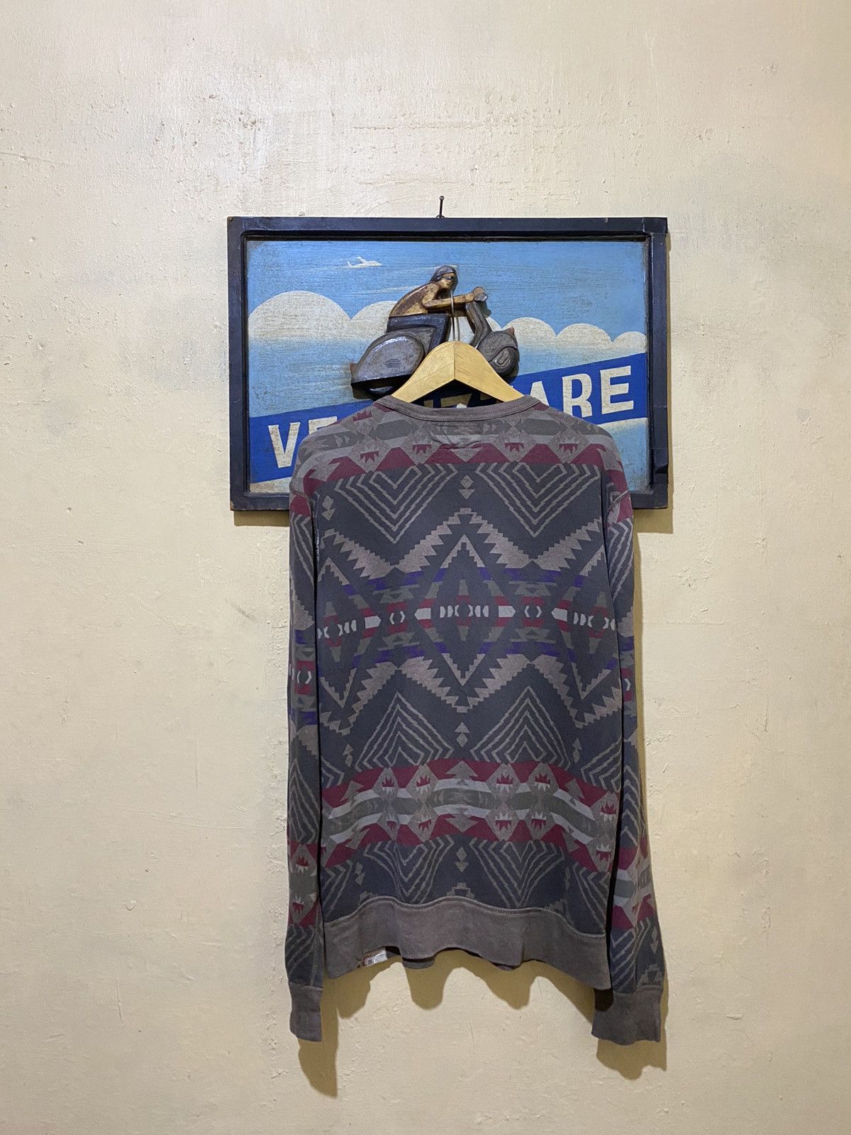 Polo Ralph Lauren POLO RALPH LAUREN AZTEC JUMPER 2000s Size US L / EU 52-54 / 3 - 6 Thumbnail
