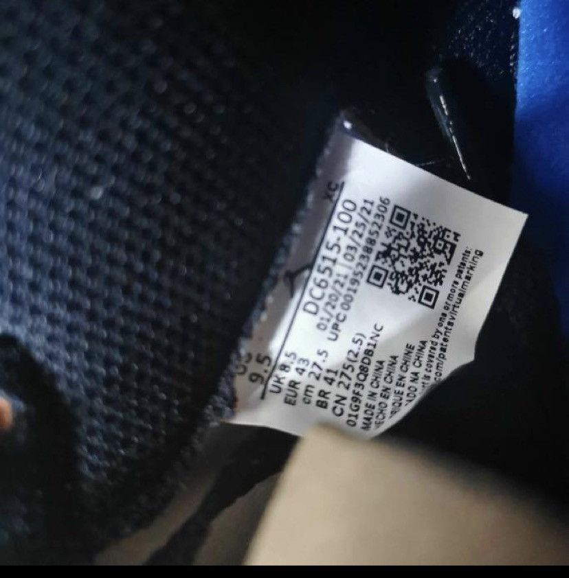 Jordan Brand Jordan Retro 1 High OG Protoype Cut NEW US9.5 Size US 9.5 / EU 42-43 - 7 Thumbnail