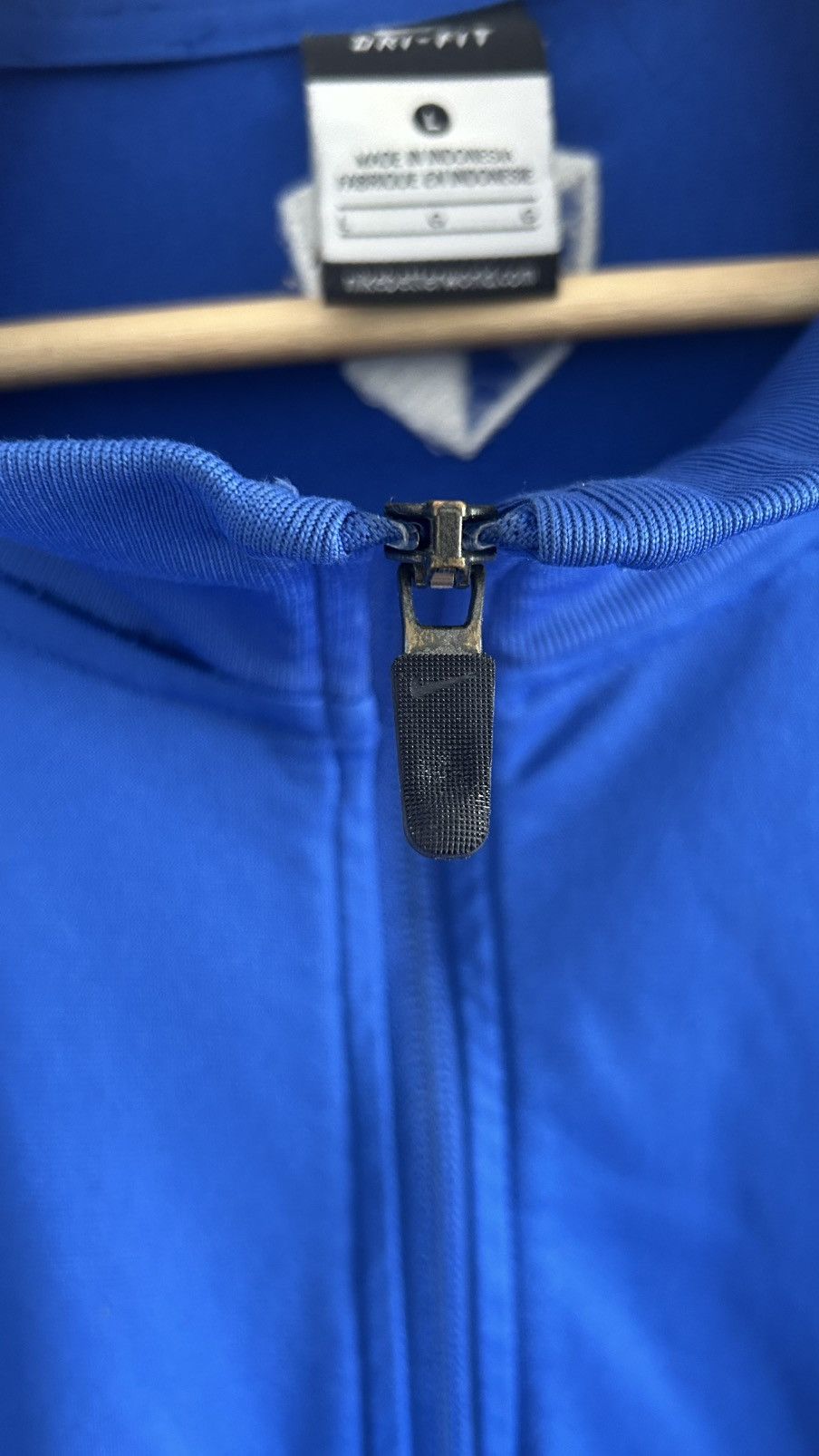 Nike Mens Track & Field Warm Up Full Zip Dri-Fit Jacket Size US L / EU 52-54 / 3 - 4 Thumbnail