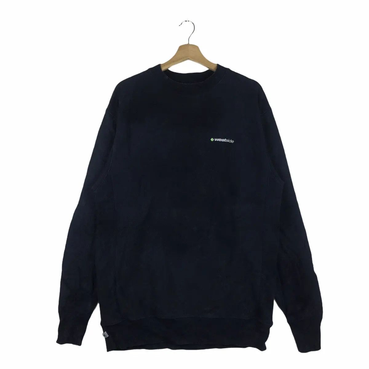 Vintage Vtg WESTSIDE USA Reverse Weave Heavy Cotton Sweatshirt Size US L / EU 52-54 / 3 - 1 Thumbnail