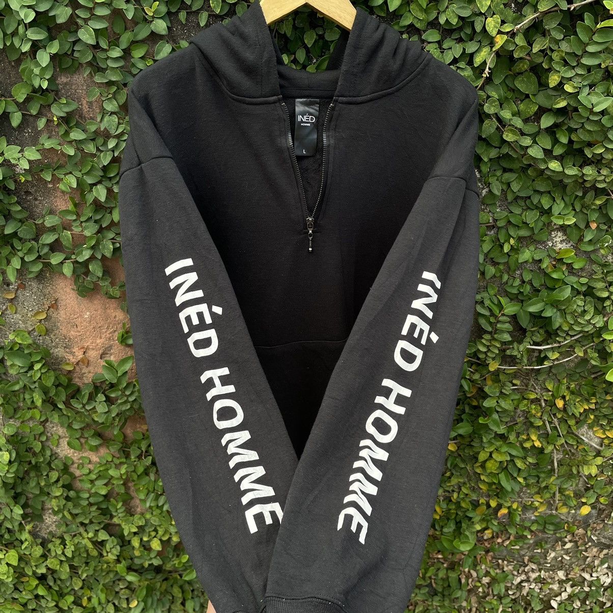Yohji Yamamoto INED HOMME BY Yohjiyamamoto hoodie Size US L / EU 52-54 / 3 - 4 Thumbnail