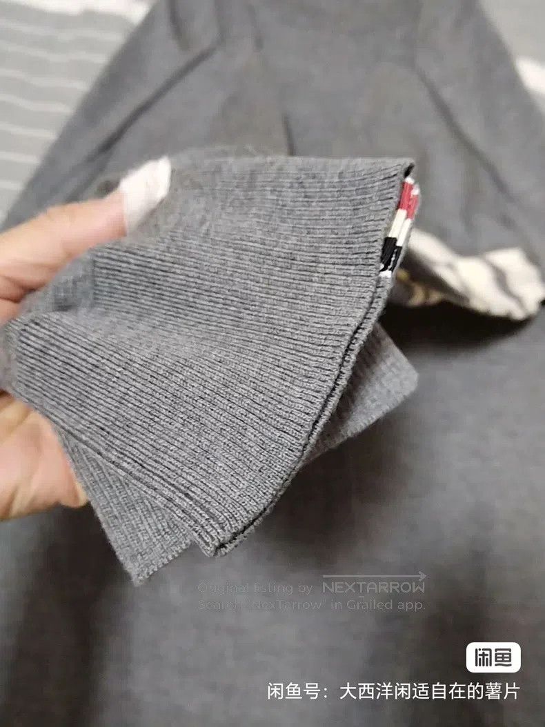 Thom Browne Thom Browne Gray Wool Knit Sweater Size US XL / EU 56 / 4 - 3 Thumbnail