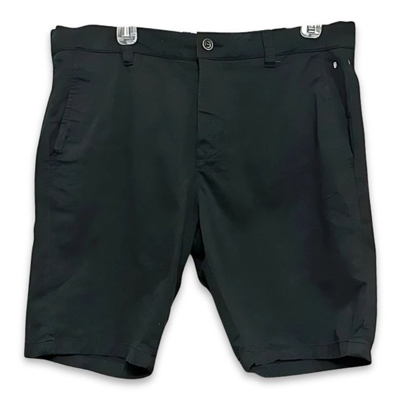 Other NNO7 Bermuda Shorts Flat Front Pockets Belt Loops Black M 34 Size US 34 / EU 50 - 2 Thumbnail