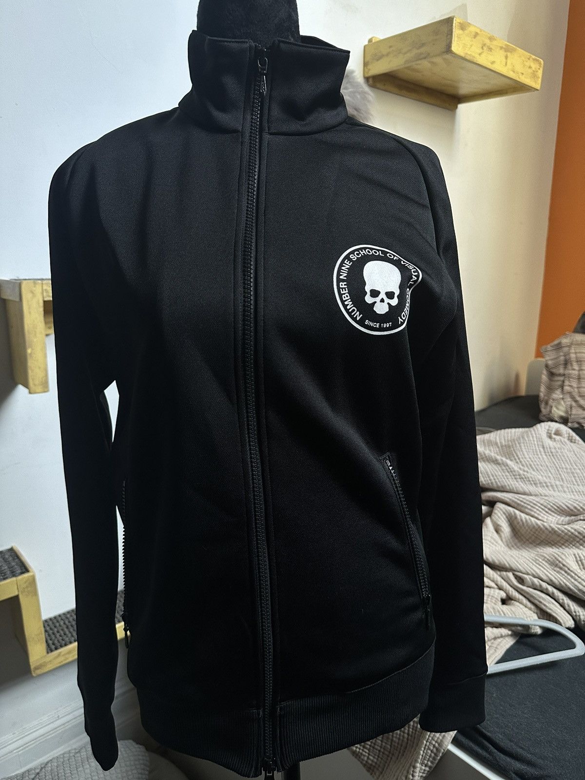 Number (N)ine Number (N)Ine SS04 Double Skull Velour Track Jacket