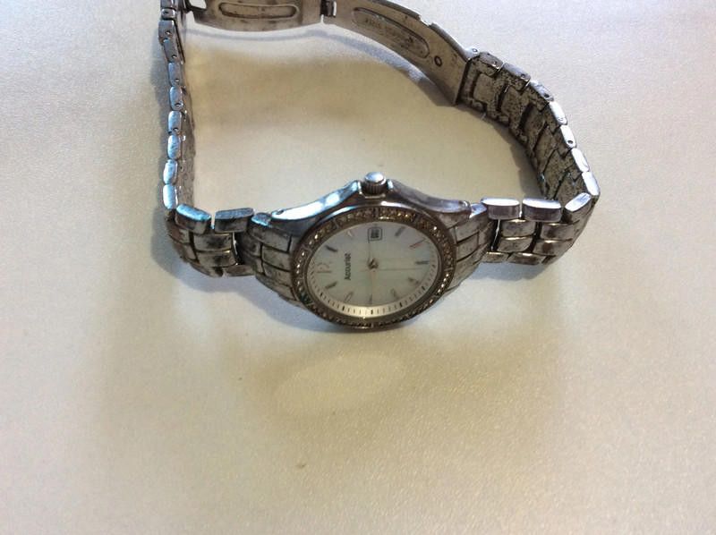 Designer Accurist white dial stainless steel watch Size ONE SIZE - 1 Thumbnail