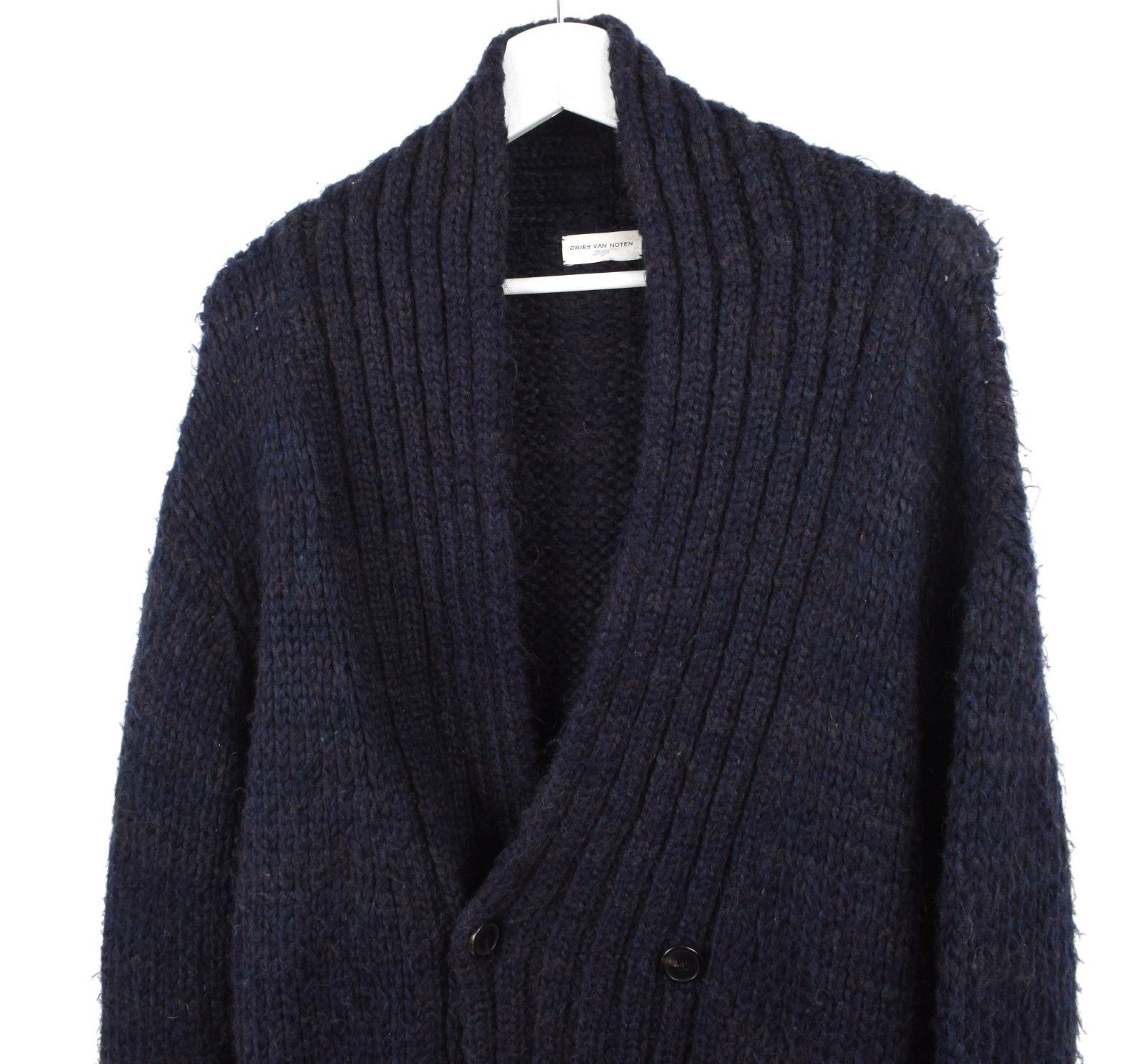 Dries Van Noten Dries Van Noten Men Sweater heavy warm cardigan L, S1866 Size US L / EU 52-54 / 3 - 2 Thumbnail