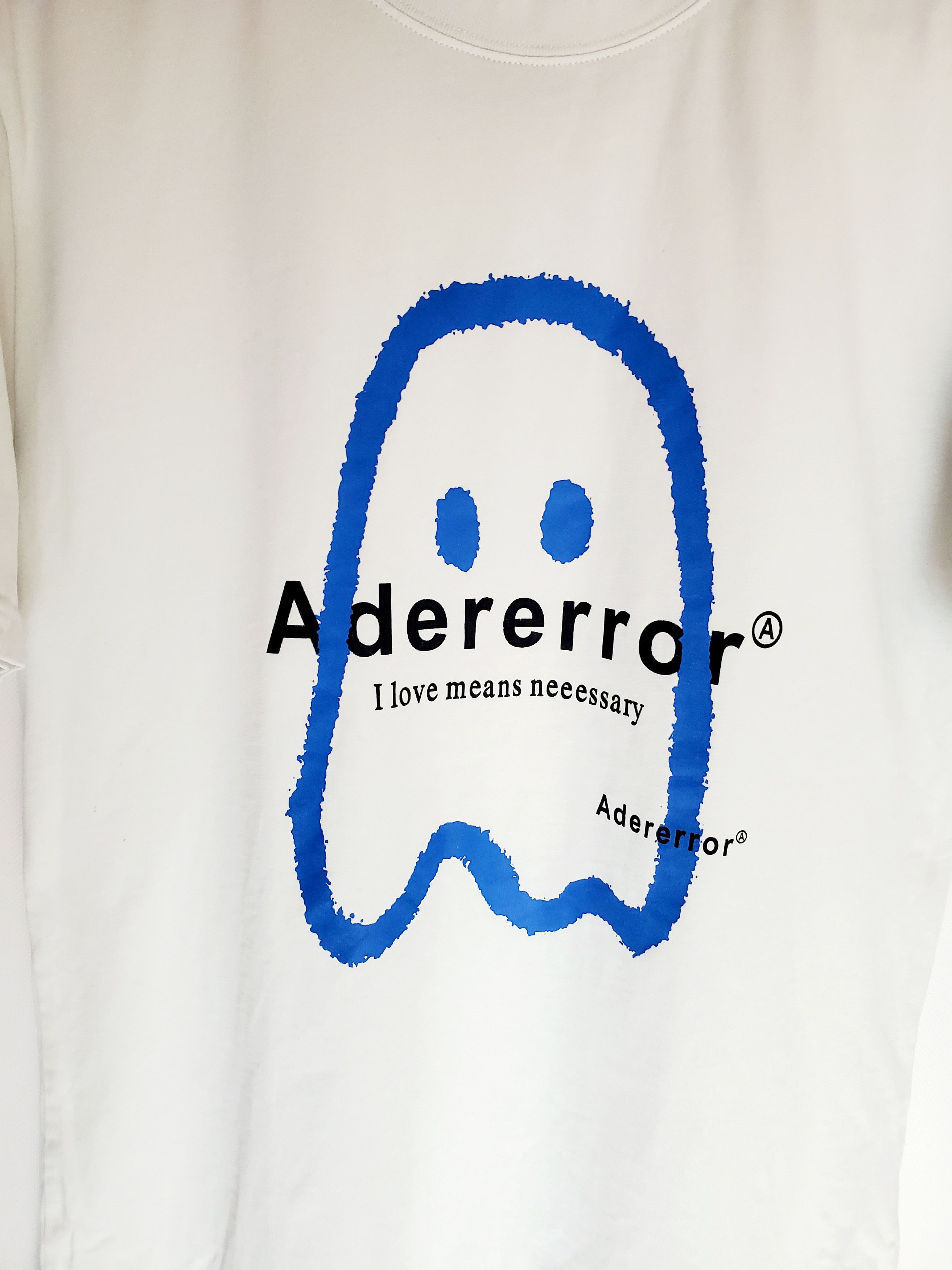 Ader Error × Japanese Brand ADER error 'I Love Means Neeessary' Graphic Print T-Shirt M Size US M / EU 48-50 / 2 - 2 Thumbnail