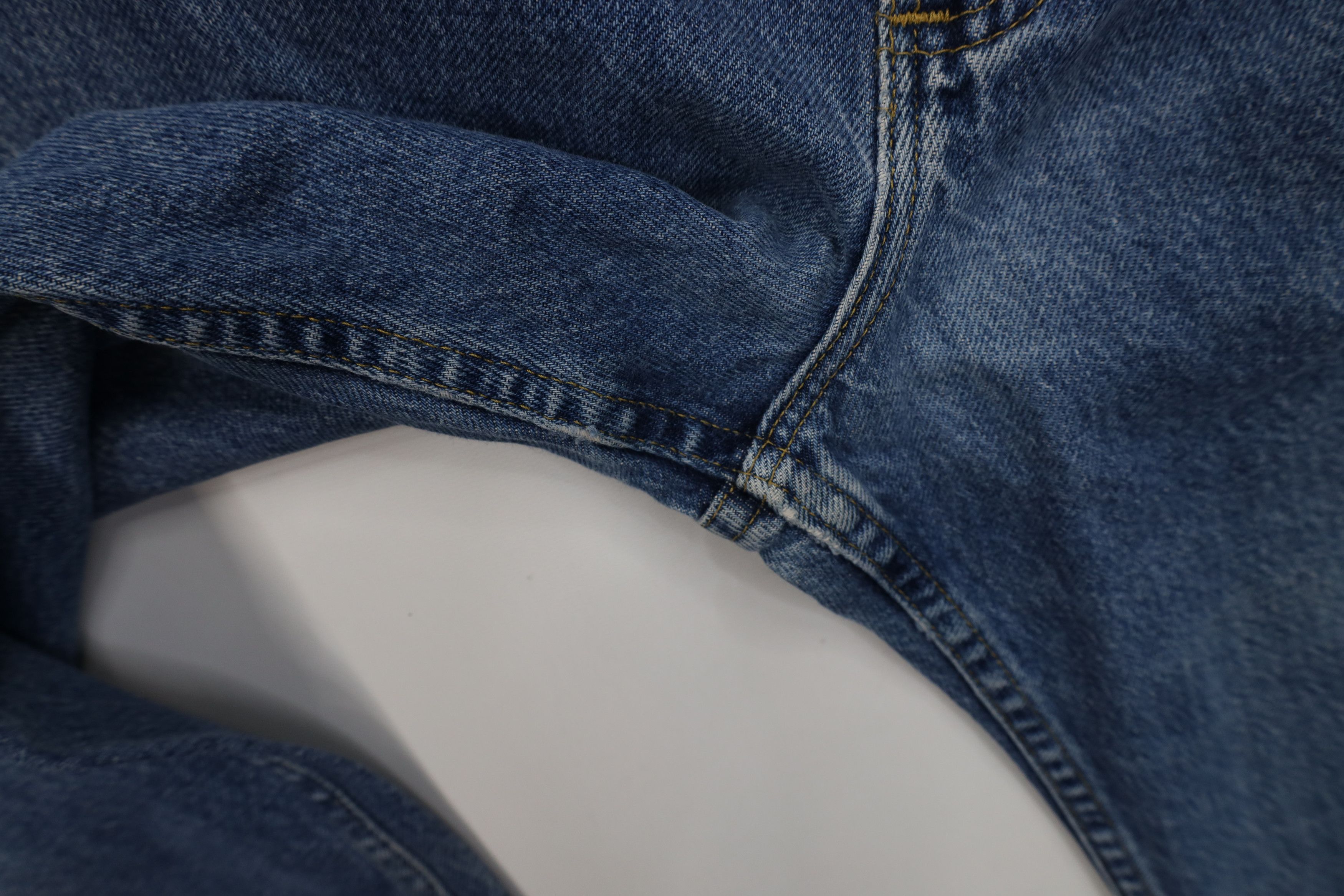 Lee Vintage Y2K Lee Straight Leg Denim Jeans Blue Cotton Size US 33 - 6 Thumbnail