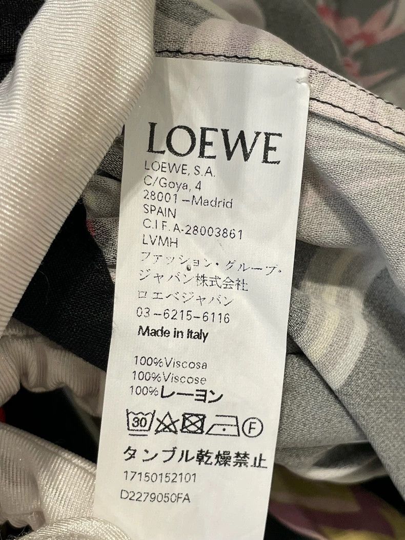 Loewe LOEWE Floral printed irregular bottom sleeve T-shirt Size XS / US 0-2 / IT 36-38 - 5 Thumbnail