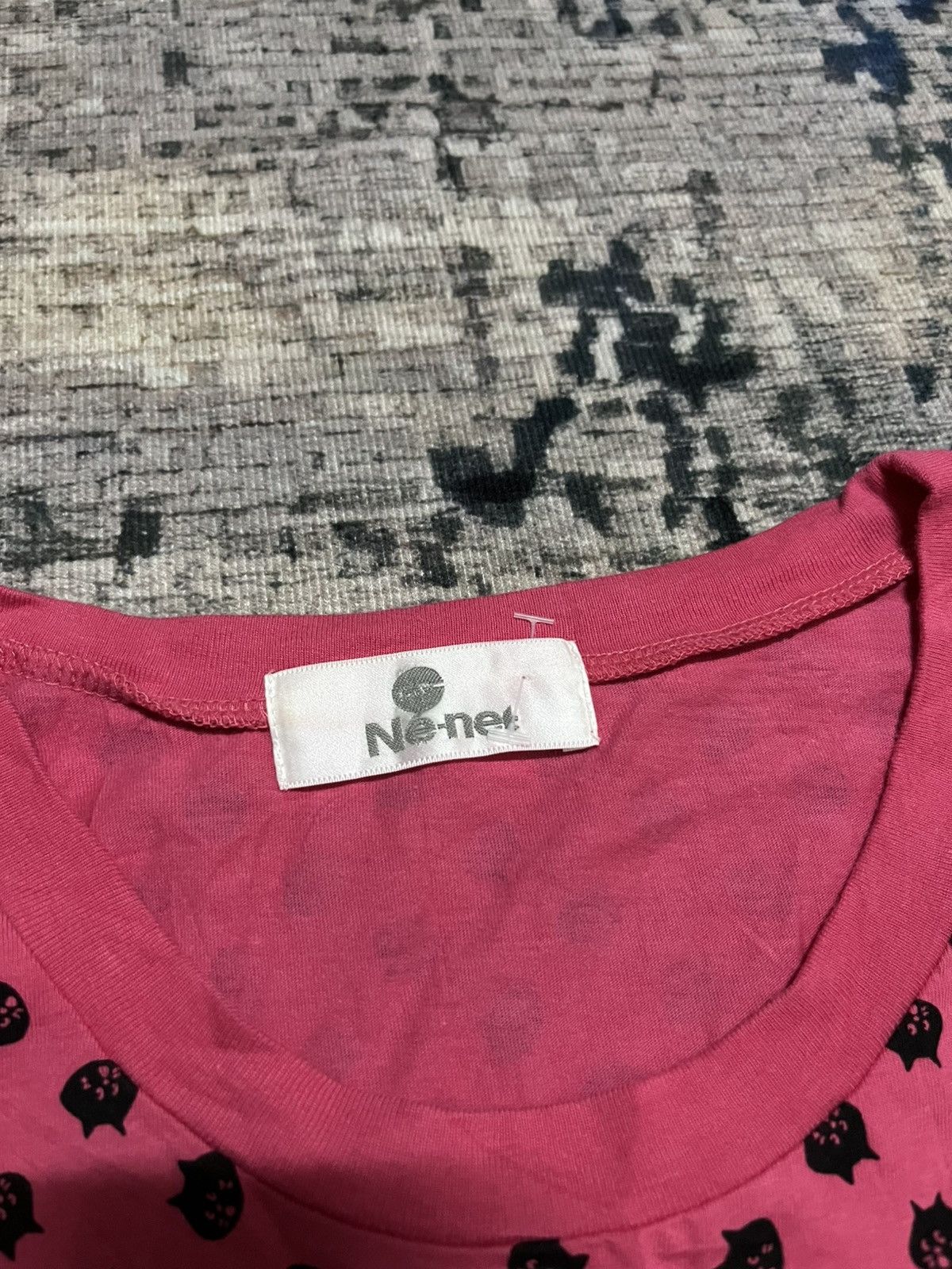 Ne-Net Ne-Net issey miyake full print head cat long sleeve tee Size L / US 10 / IT 46 - 3 Thumbnail