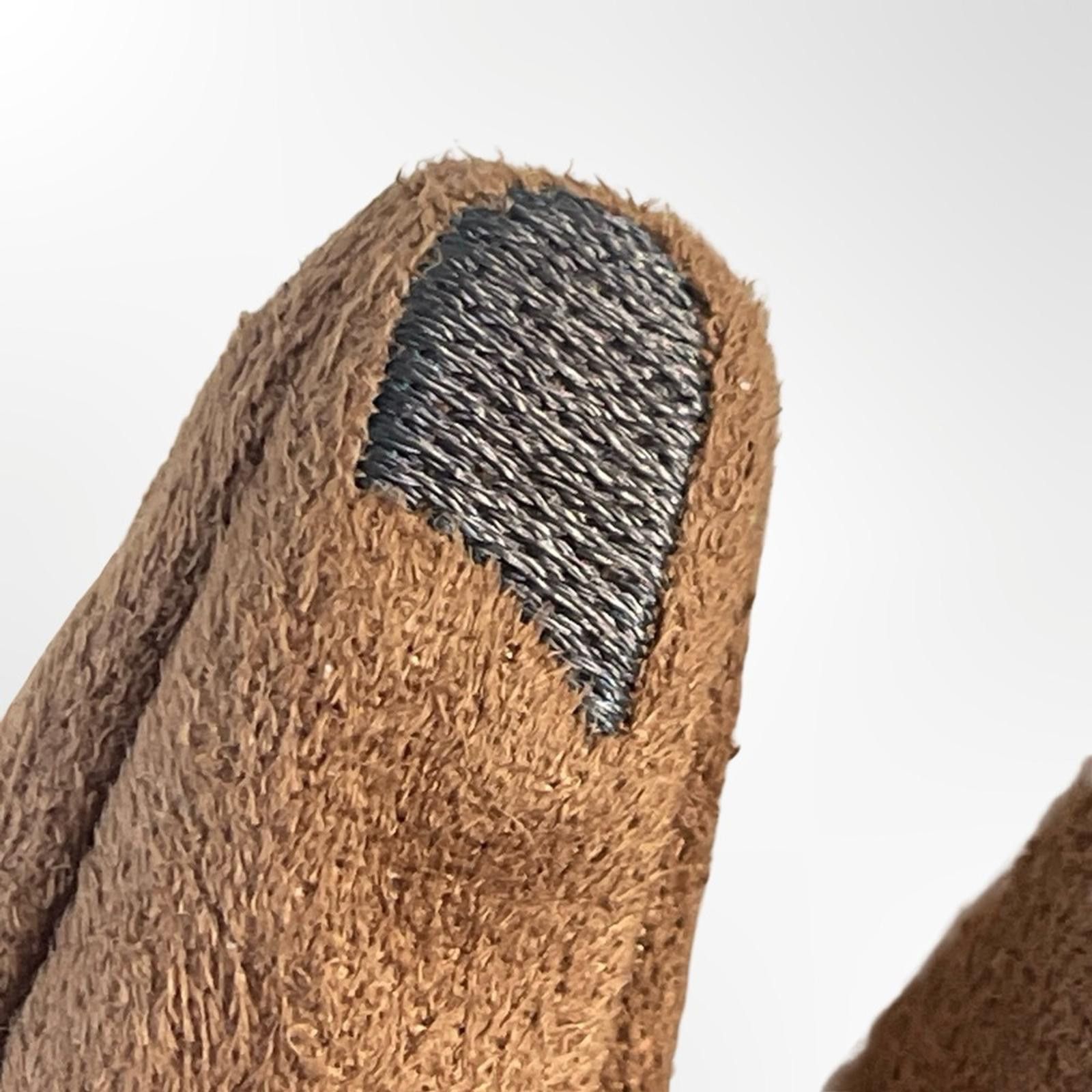 NBDN Nobrandedon Brown Men's Winter Gloves Size ONE SIZE - 3 Thumbnail