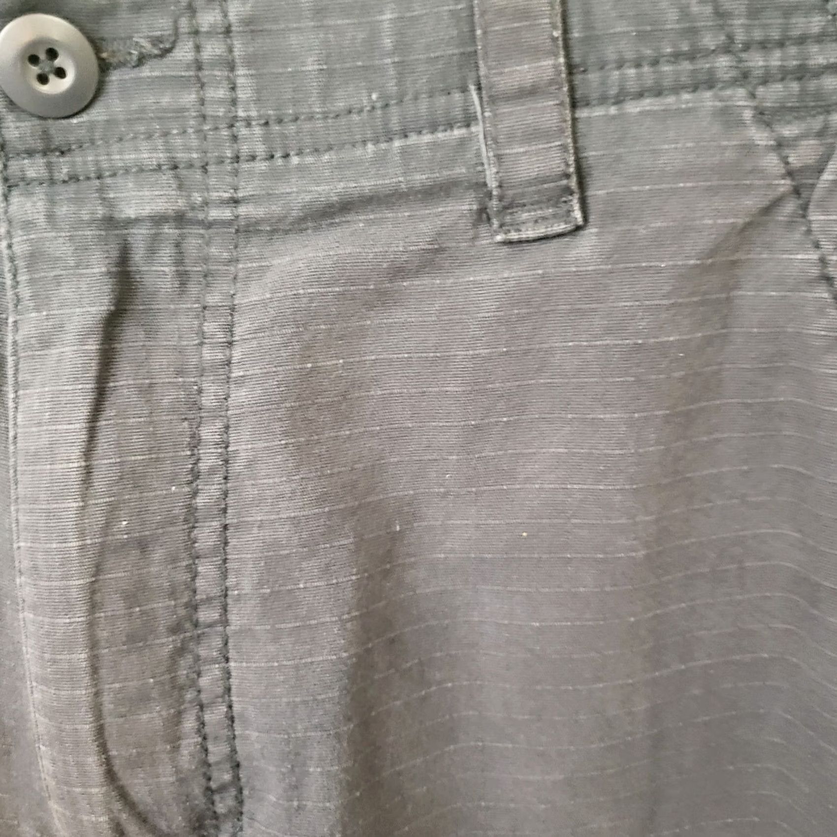 Vintage Wearfirst Mens Cargo Shorts 34 Navy Cotton Stretch Inseam 11" Flat Front Cargo Pocket Casual Spring Summer Regular Mens Size US 34 / EU 50 - 7 Thumbnail