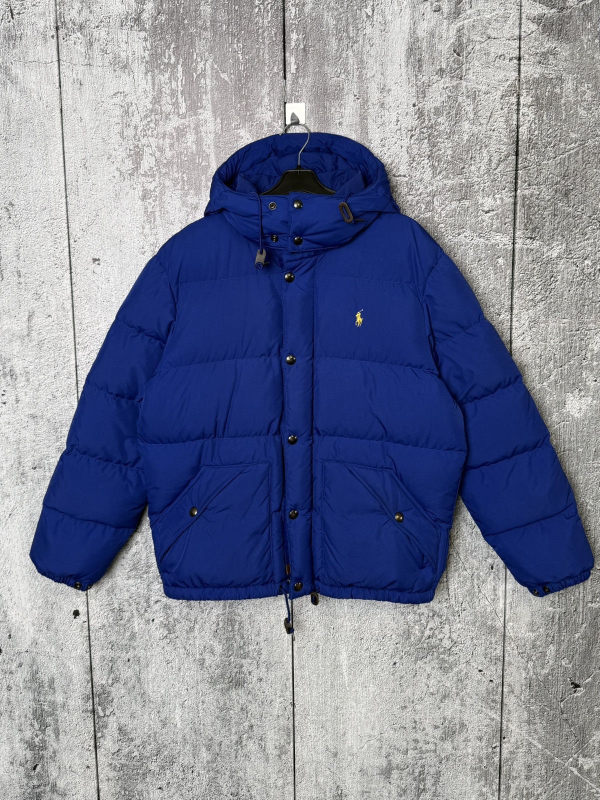 Polo Ralph Lauren Polo Ralph Lauren Men's Royal Blue Puffer Down Hooded Jacket Size US M / EU 48-50 / 2 - 1 Thumbnail