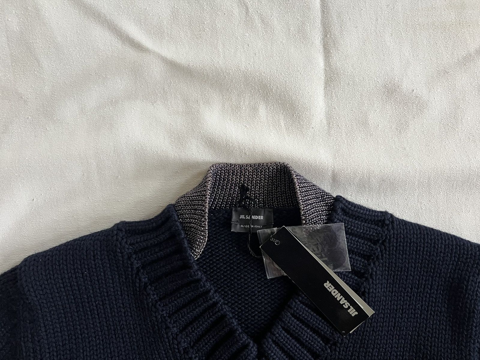 Jil Sander BNWT Metallic Collar Sweater - RAF Simon’s Size US M / EU 48-50 / 2 - 3 Thumbnail